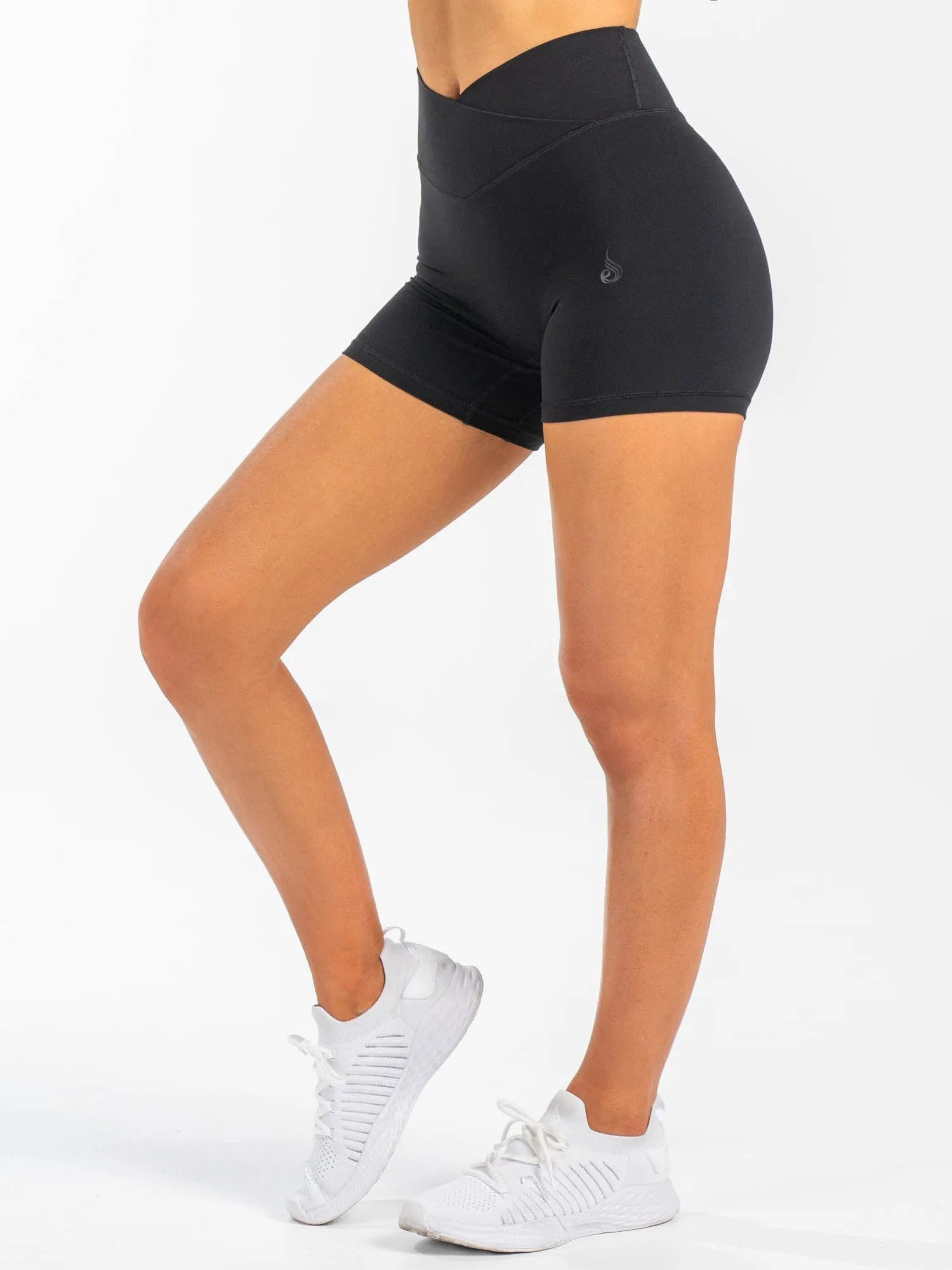 NKD Cross Waist Band Shorts - Black muscle endurance