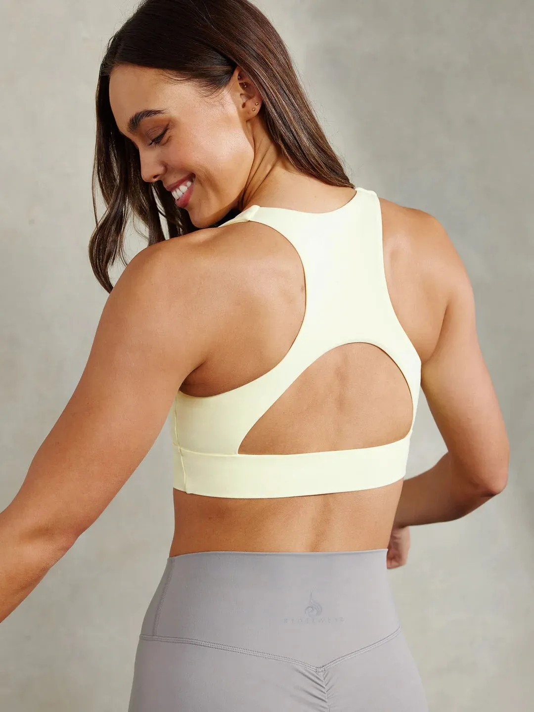 NKD Embody Sports Bra - Lemon Shock Absorb