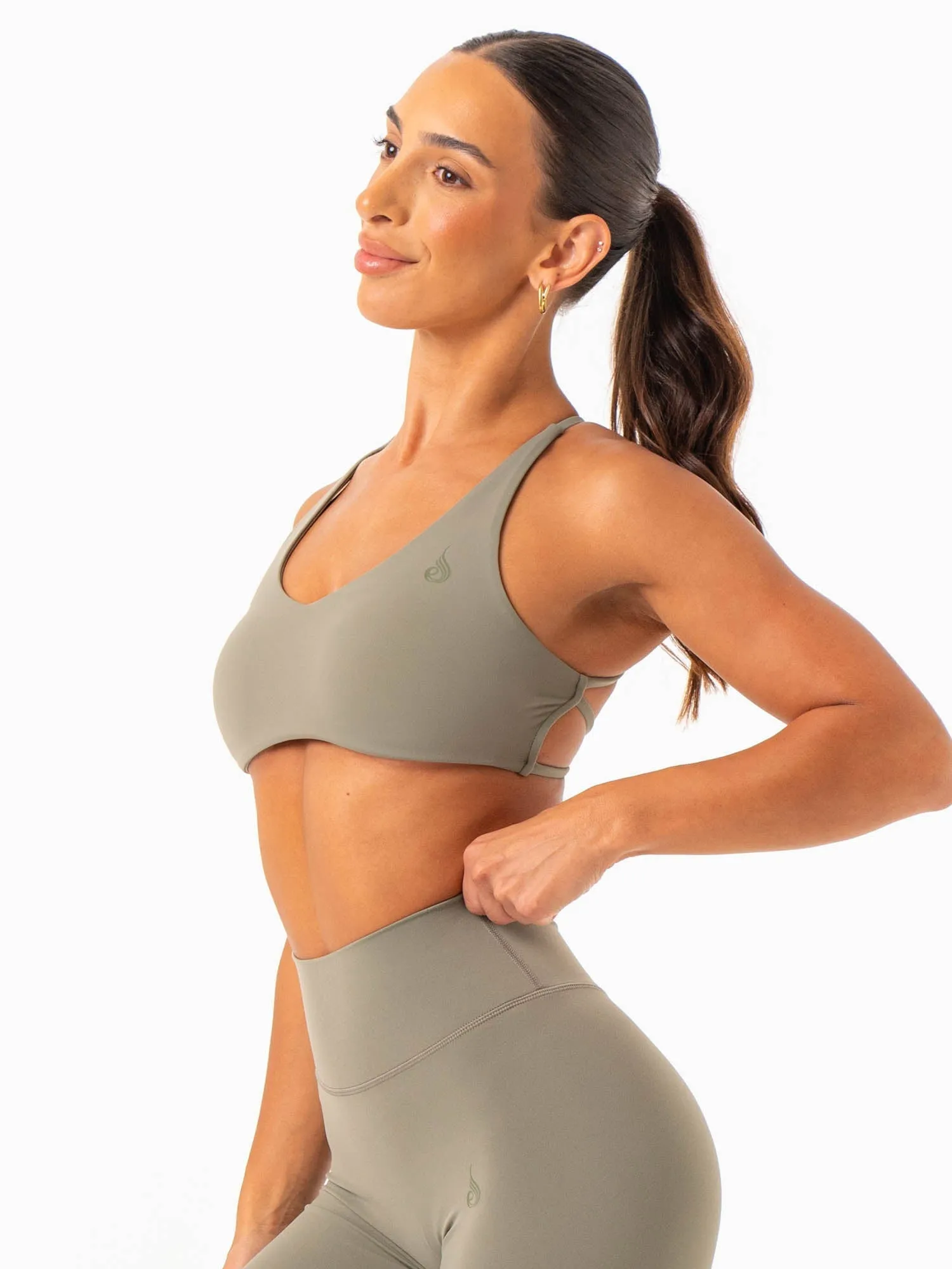 NKD Embody Sports Crop - Desert Sage Lightweight Feel
