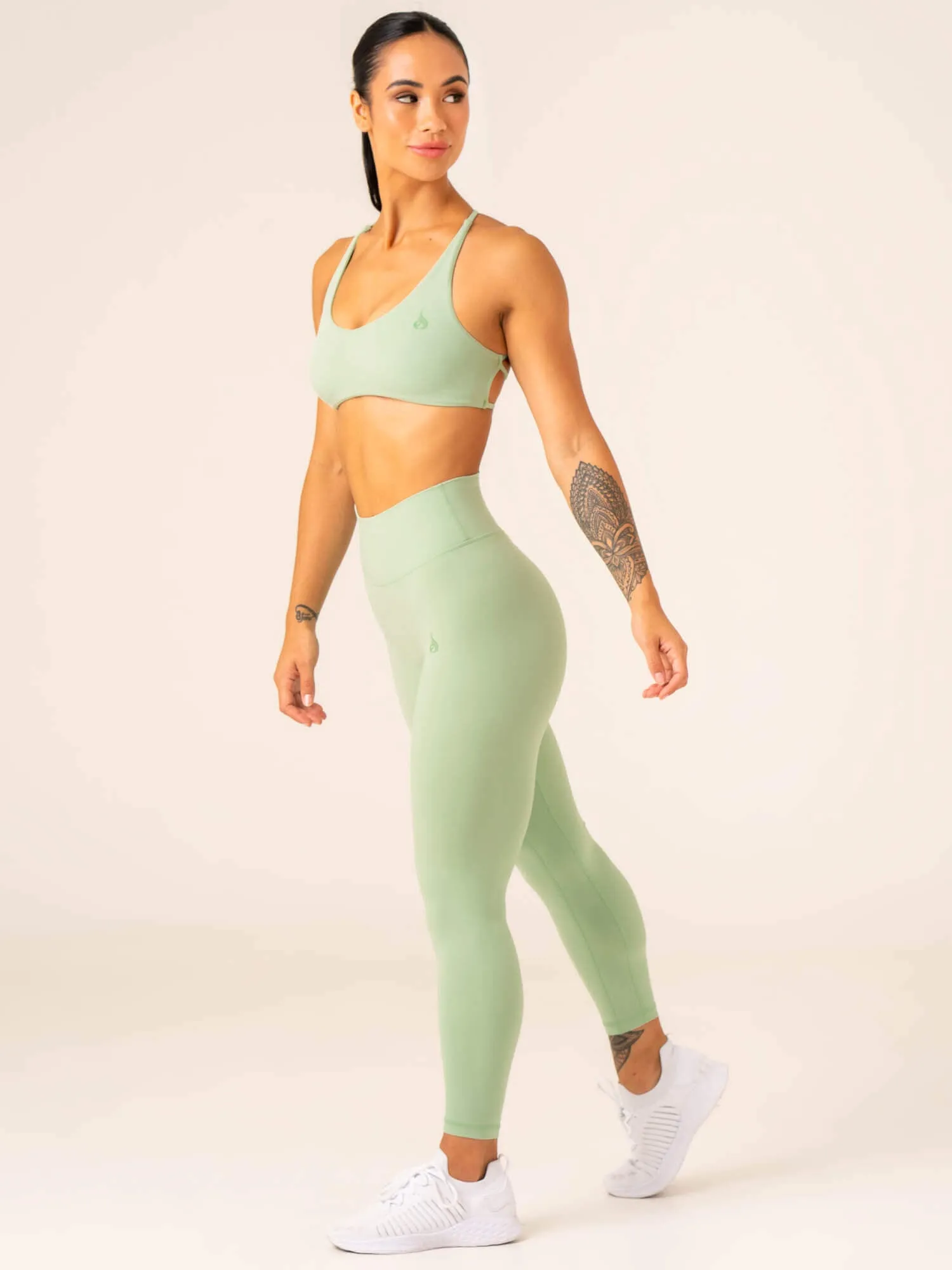 NKD Embody Sports Crop - Pistachio Soft Elastic