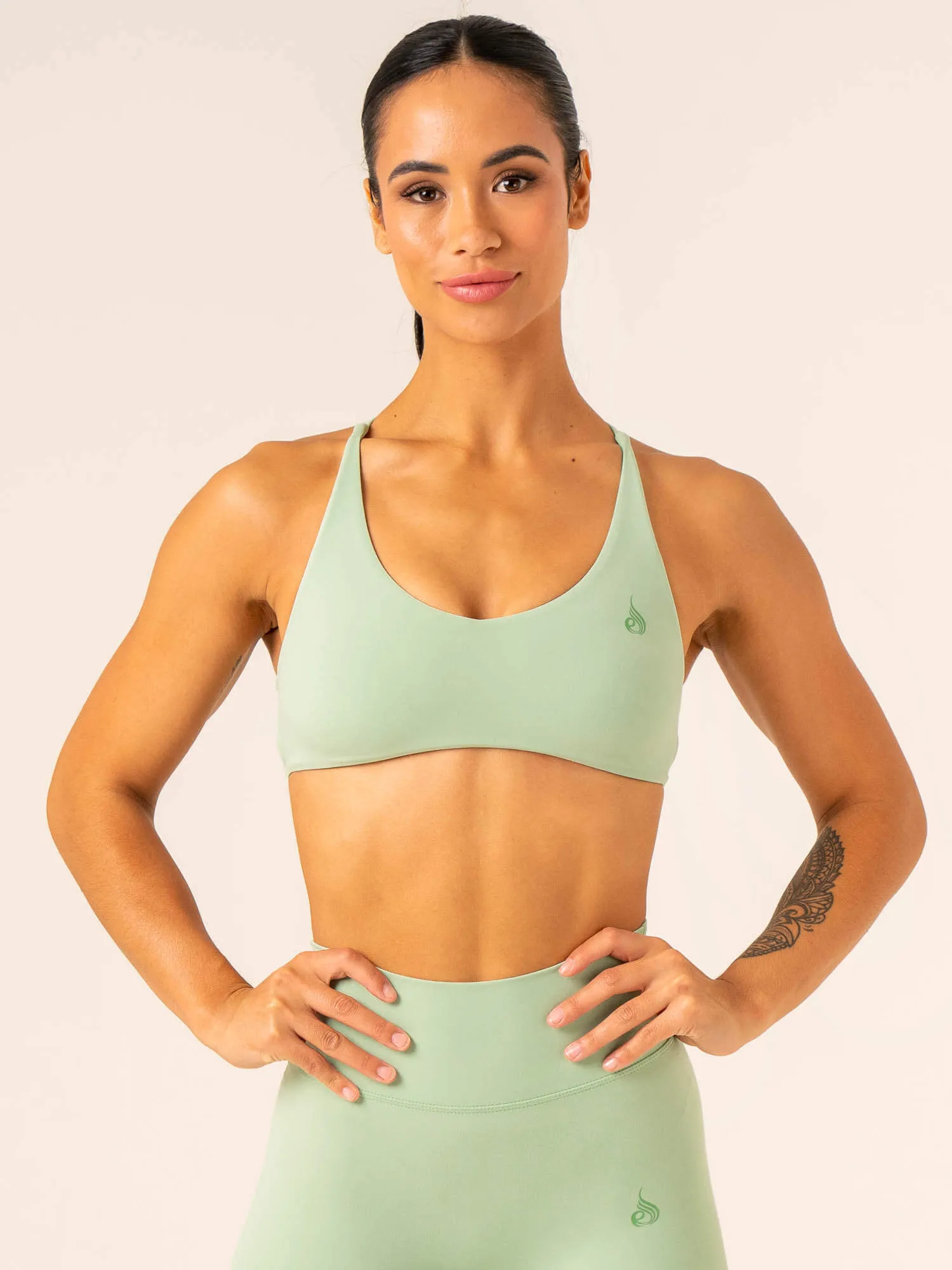 NKD Embody Sports Crop - Pistachio Lasting Comfort