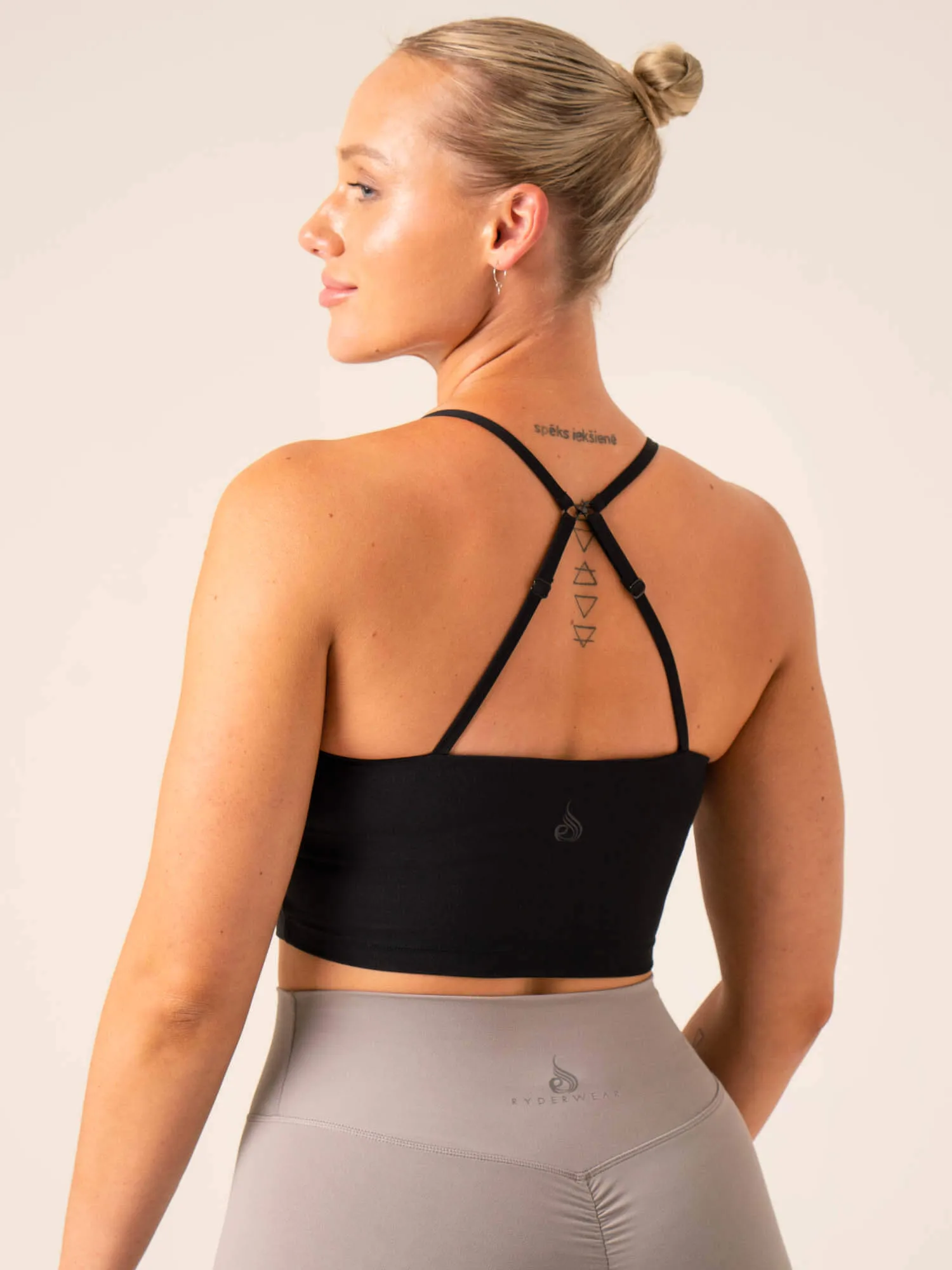 NKD Embody Tank Bra - Black free breathe