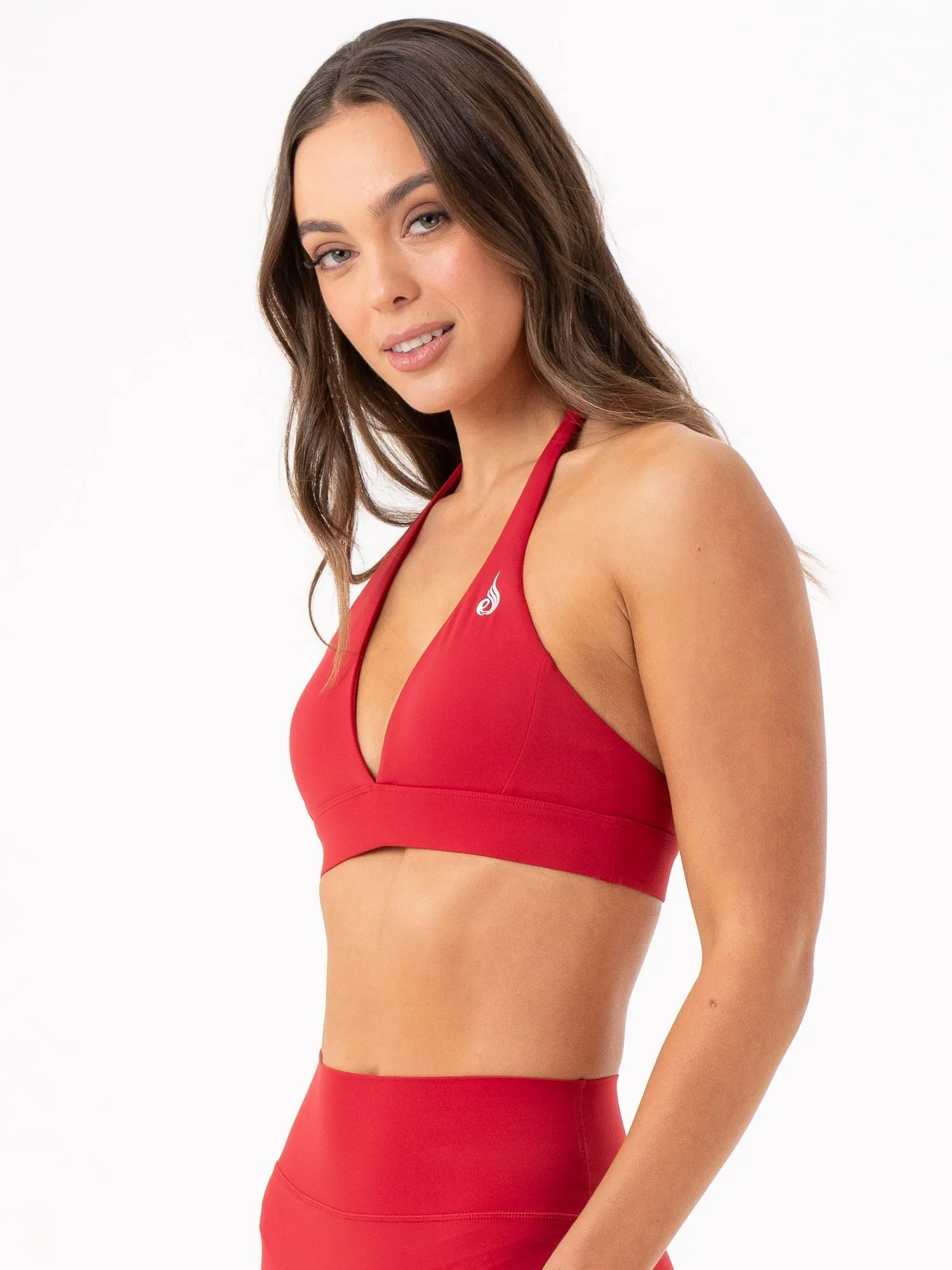 NKD Halter Bra - Cherry Red Lasting Comfort