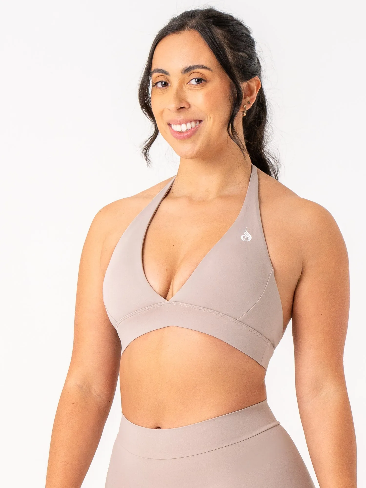 NKD Halter Bra - Taupe Ergonomic Design