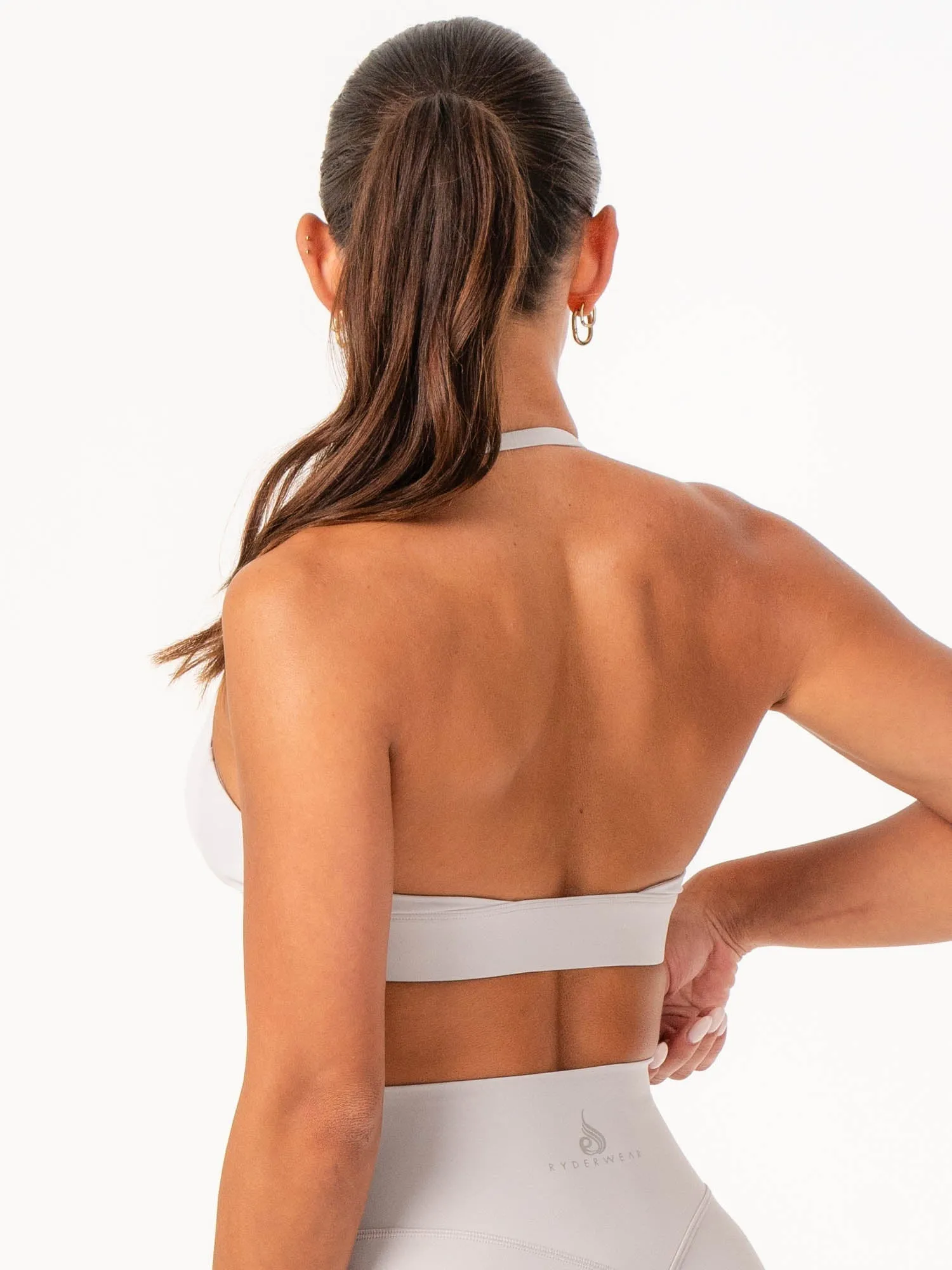 NKD Halter Sports Bra - Sugar Dust Freedom Move