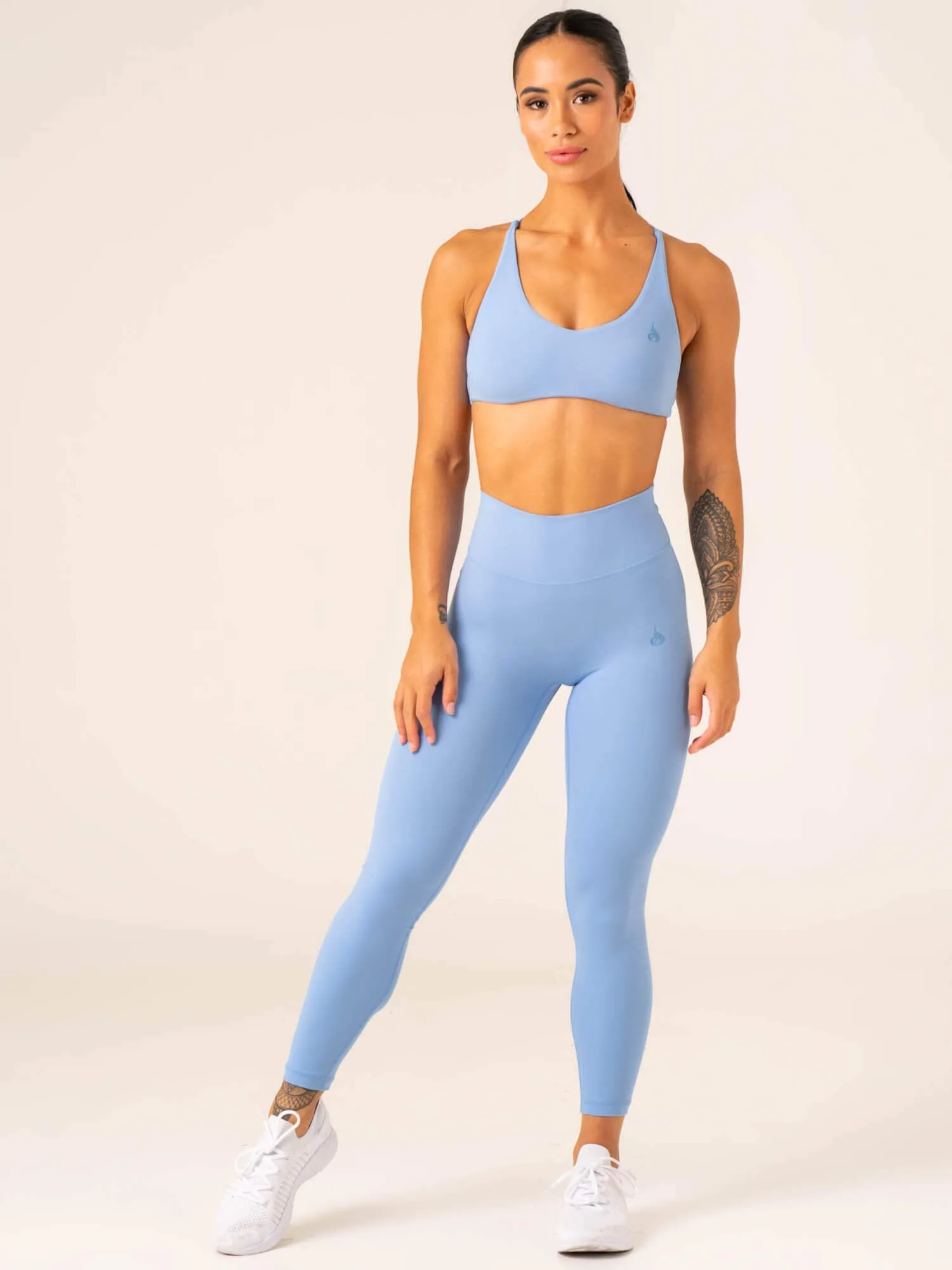 NKD High Waisted Scrunch Leggings - Blue Urban style