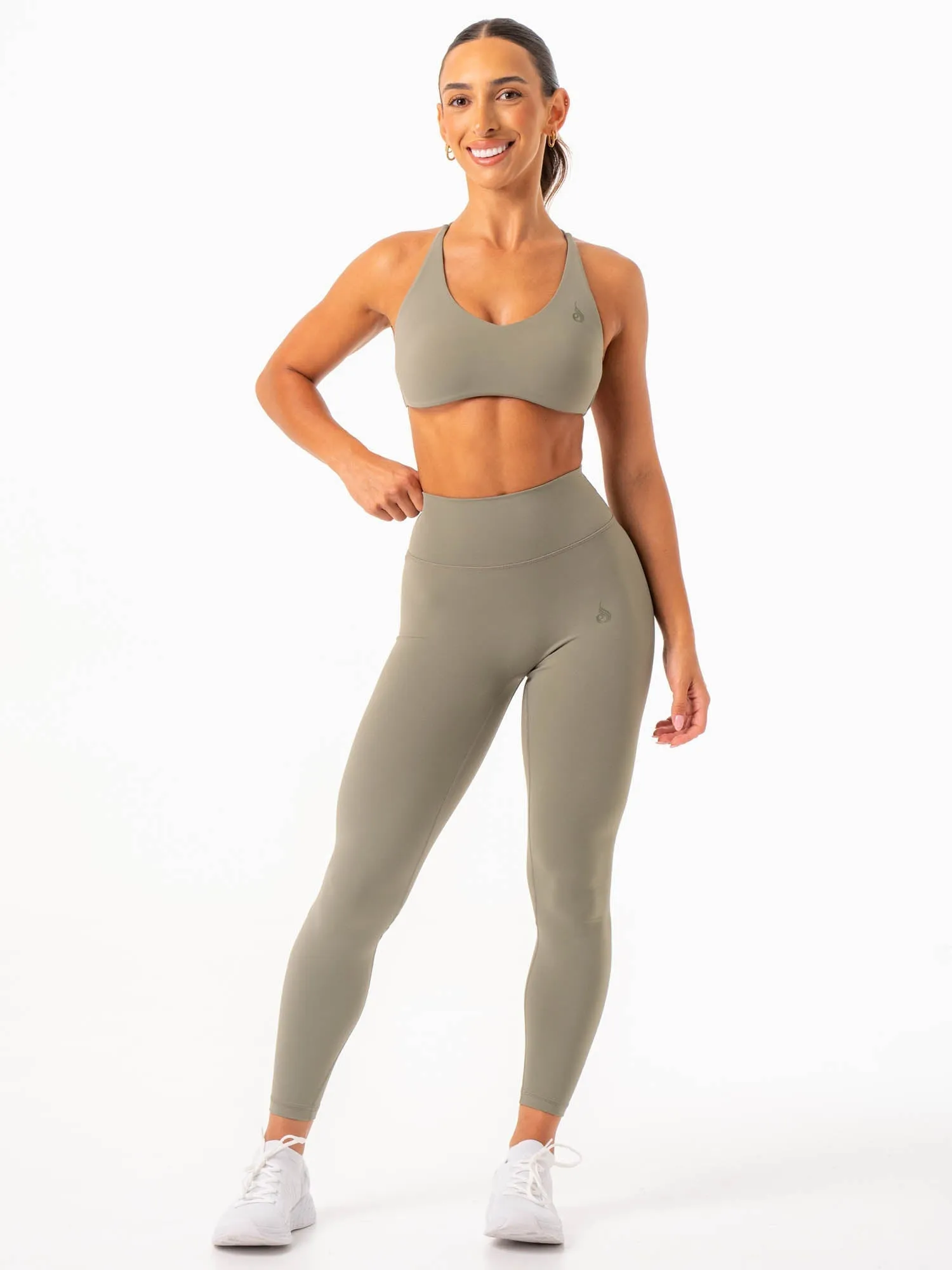 NKD High Waisted Scrunch Leggings - Desert Sage Fresh design