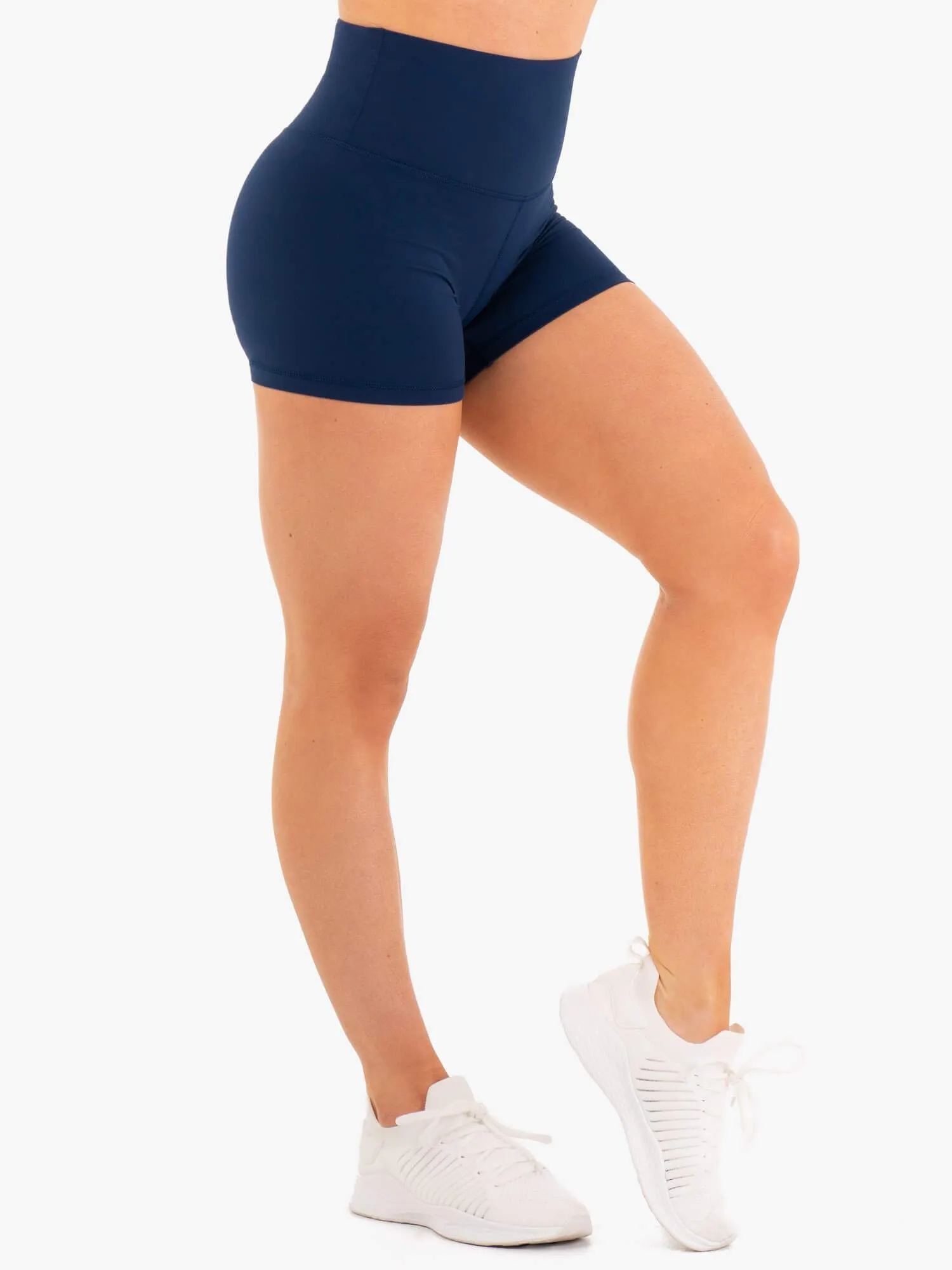 NKD High Waisted Shorts - Navy indoor training