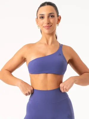NKD One Shoulder Sports Bra - Indigo Extra Protection