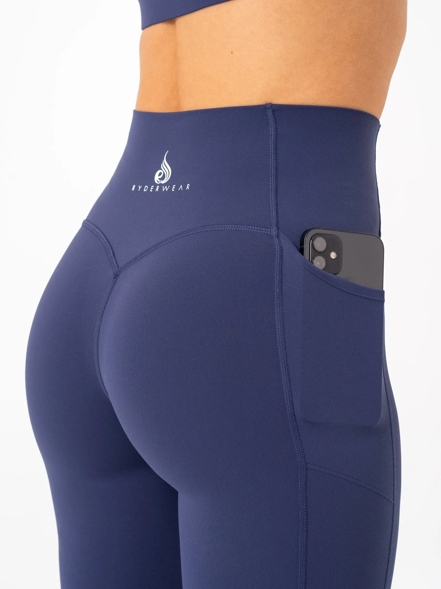NKD Pocket Leggings - Navy Smart fabric