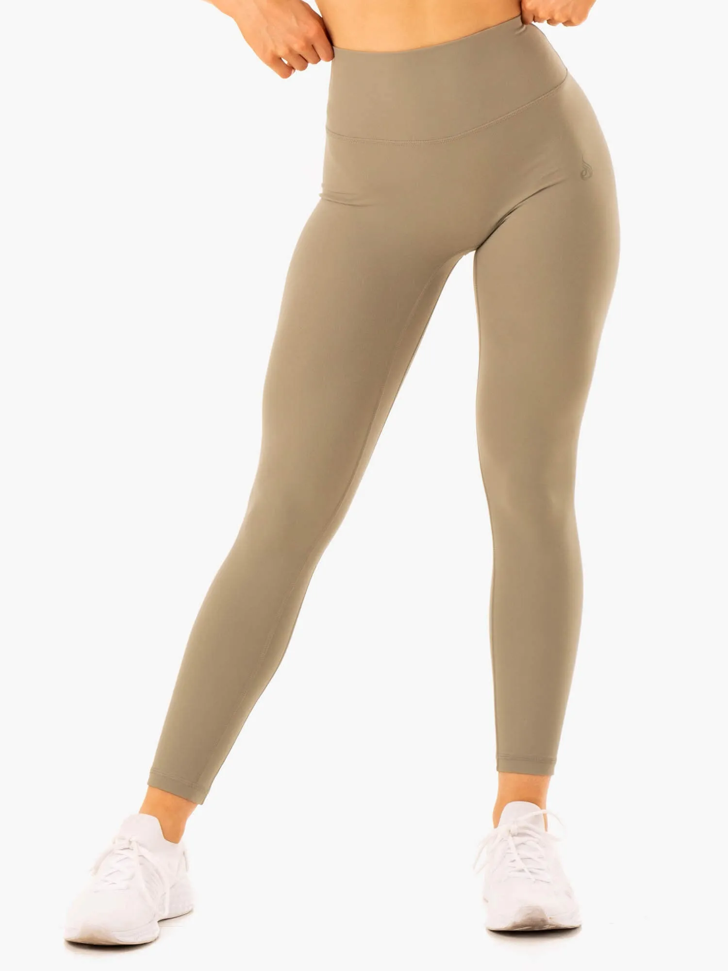 NKD Refine High Waisted Leggings - Khaki Functional wear