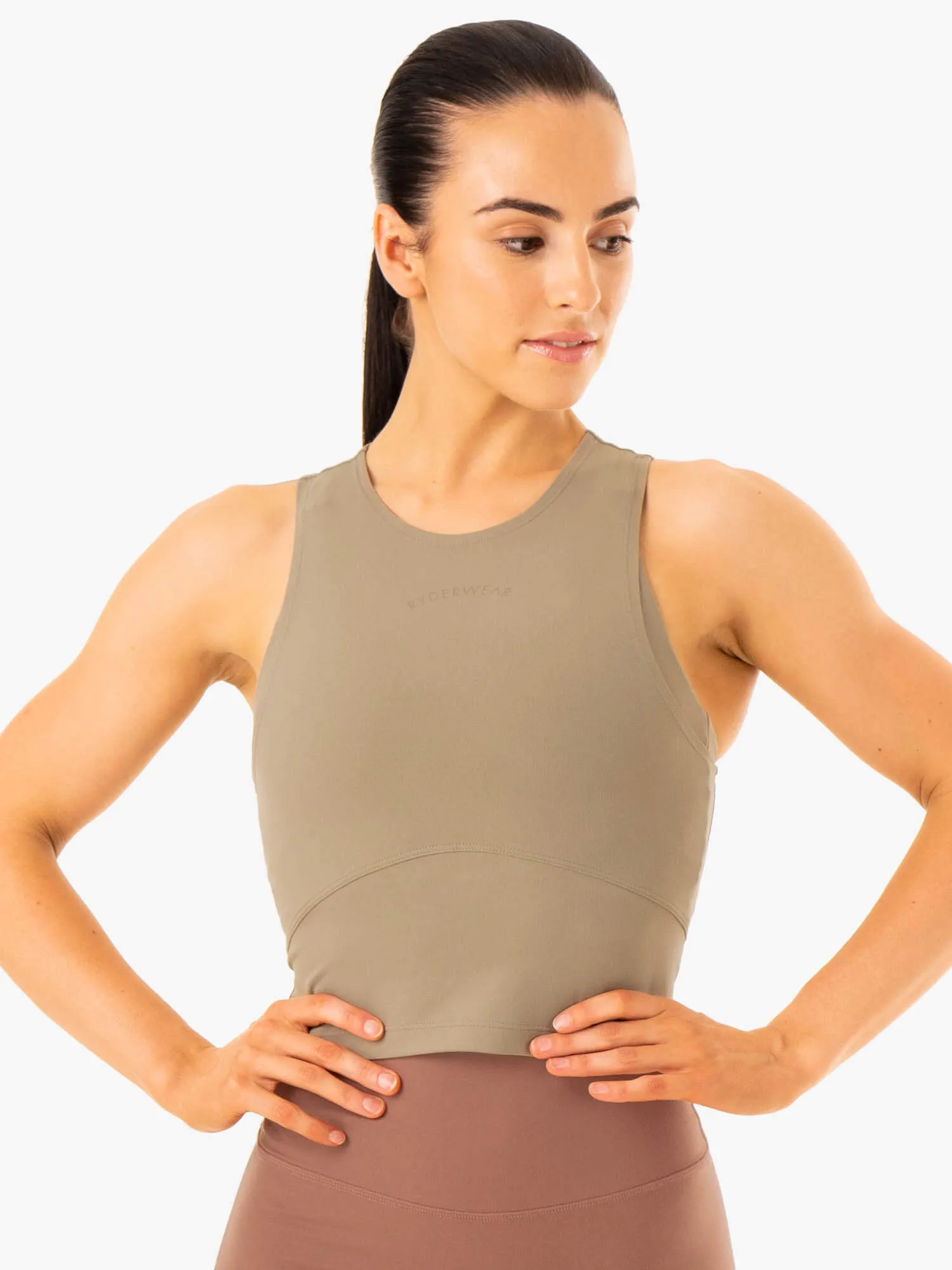 NKD Refine Tank - Khaki comfortable material