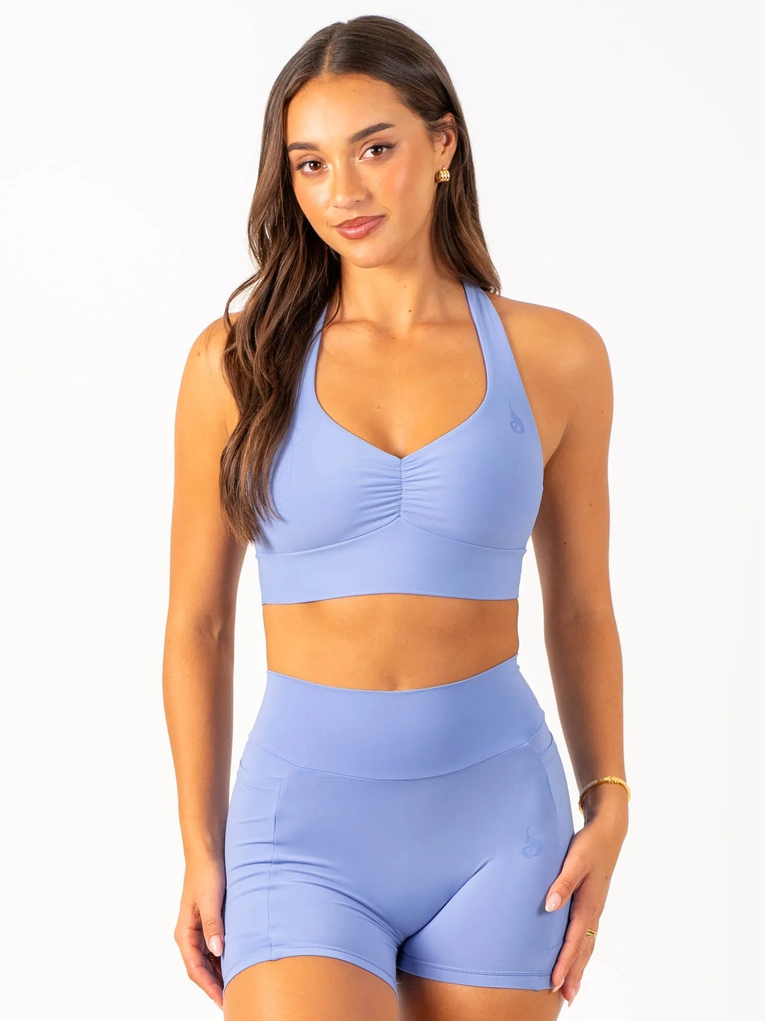 NKD Scrunch Halter Bra - Dreamy Blue Heat Release