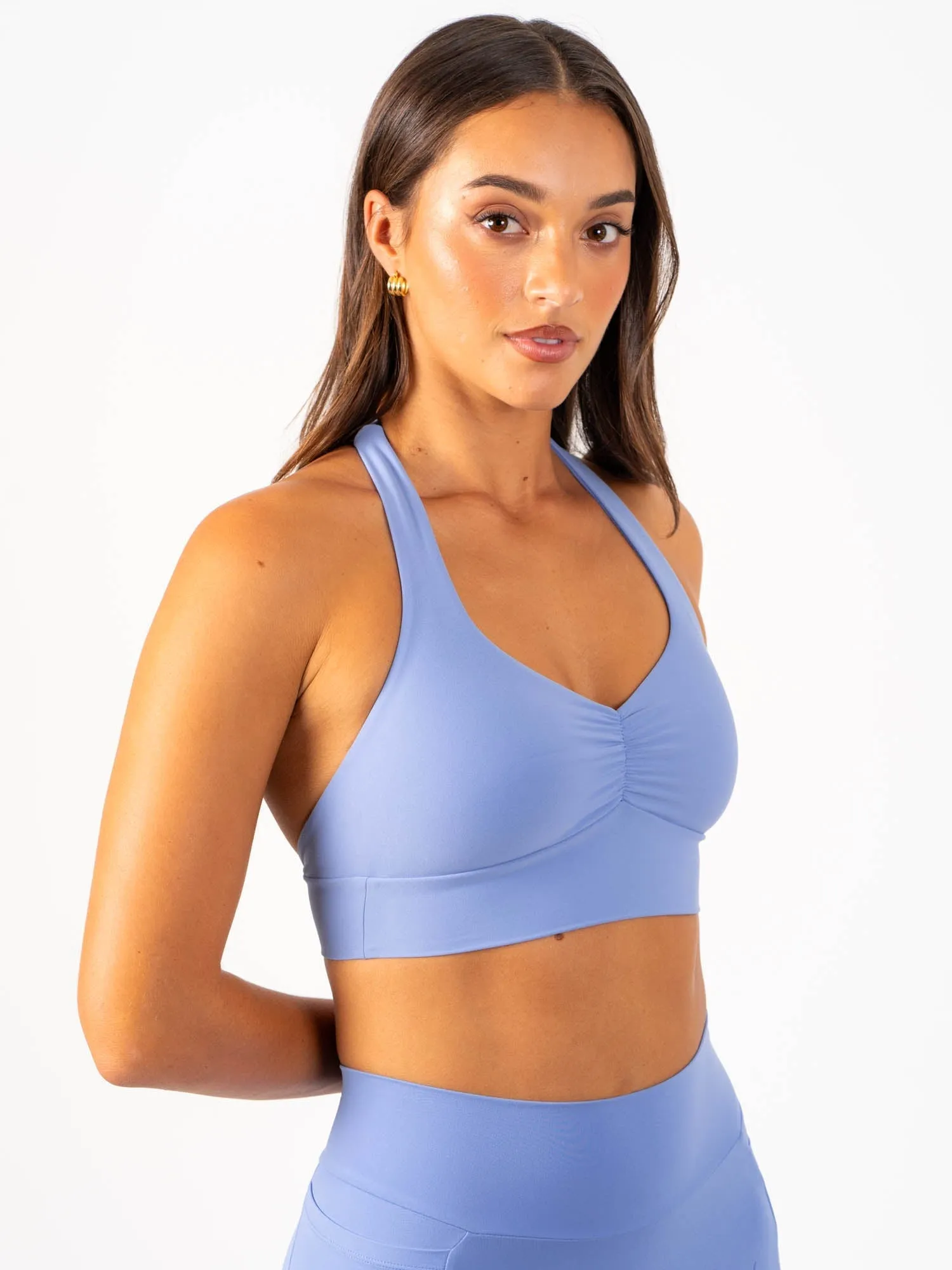 NKD Scrunch Halter Bra - Dreamy Blue Adjust Design