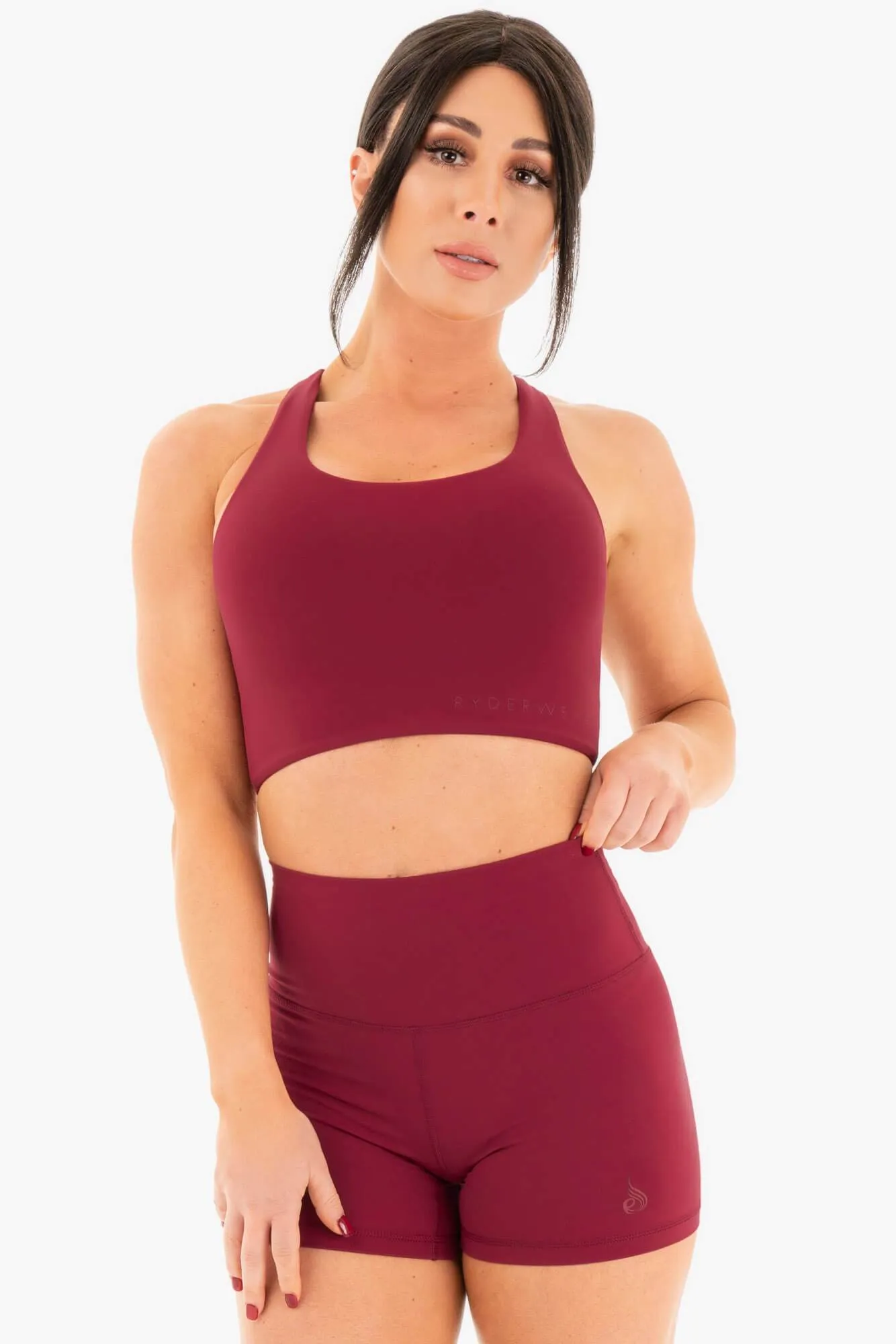 NKD Sports Bra - Berry Red Skin Friendly