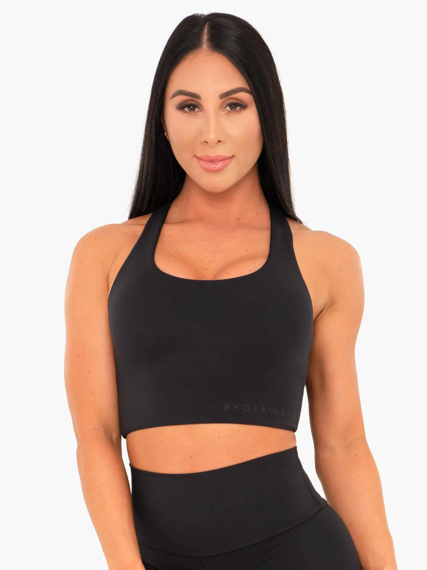NKD Sports Bra - Black Ventilation Holes