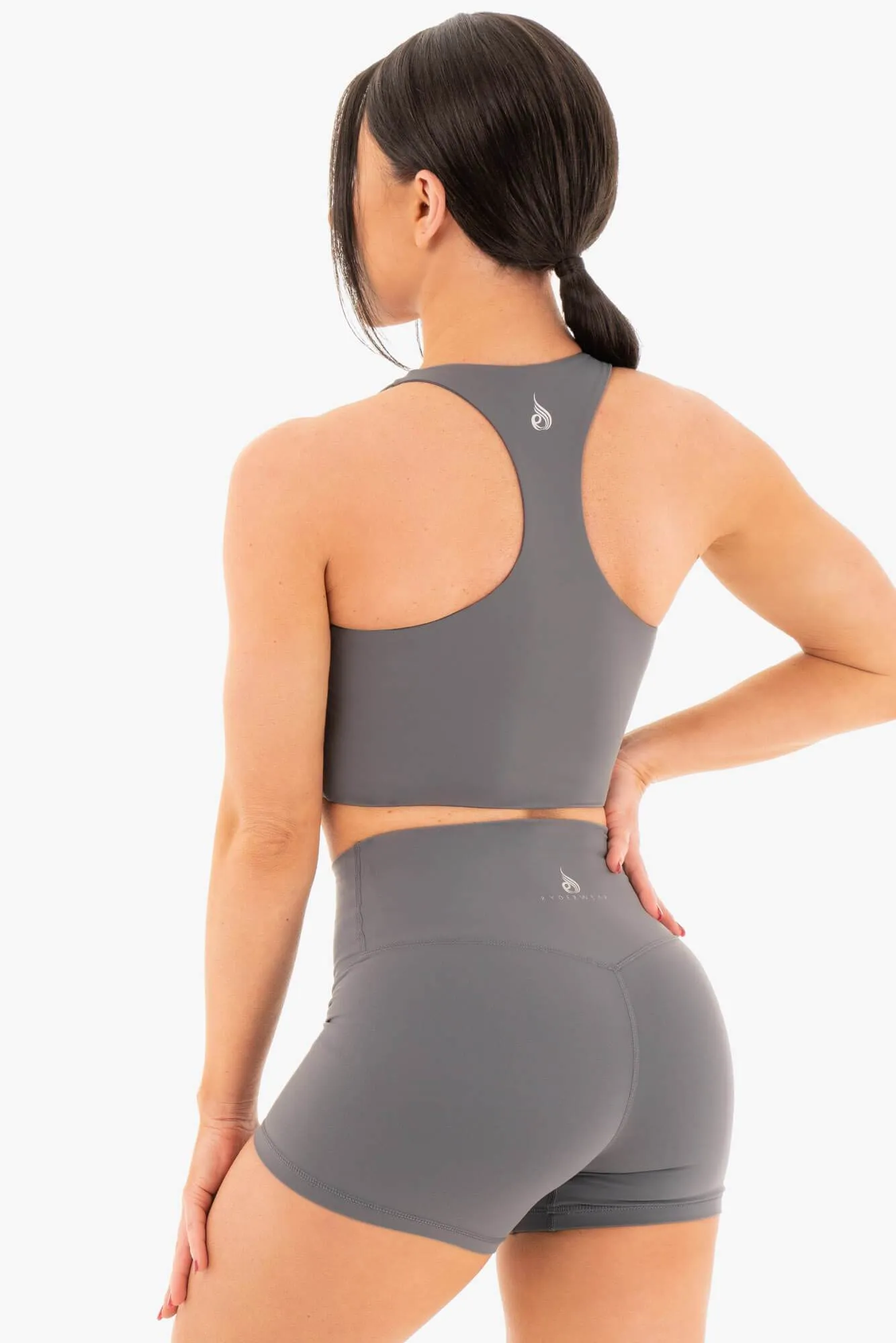 NKD Sports Bra - Charcoal Innovation Fabric
