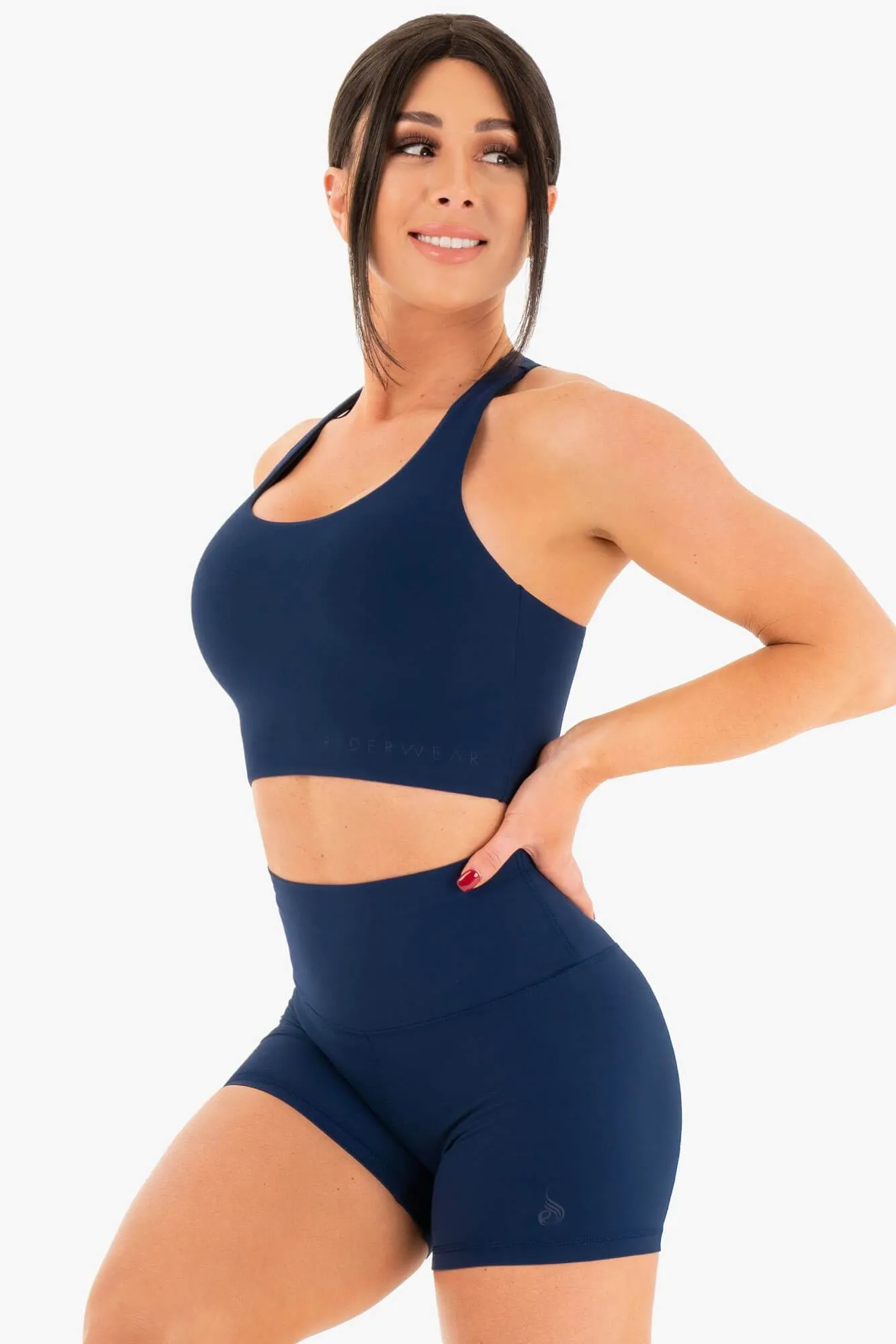 NKD Sports Bra - Navy Compression Fit
