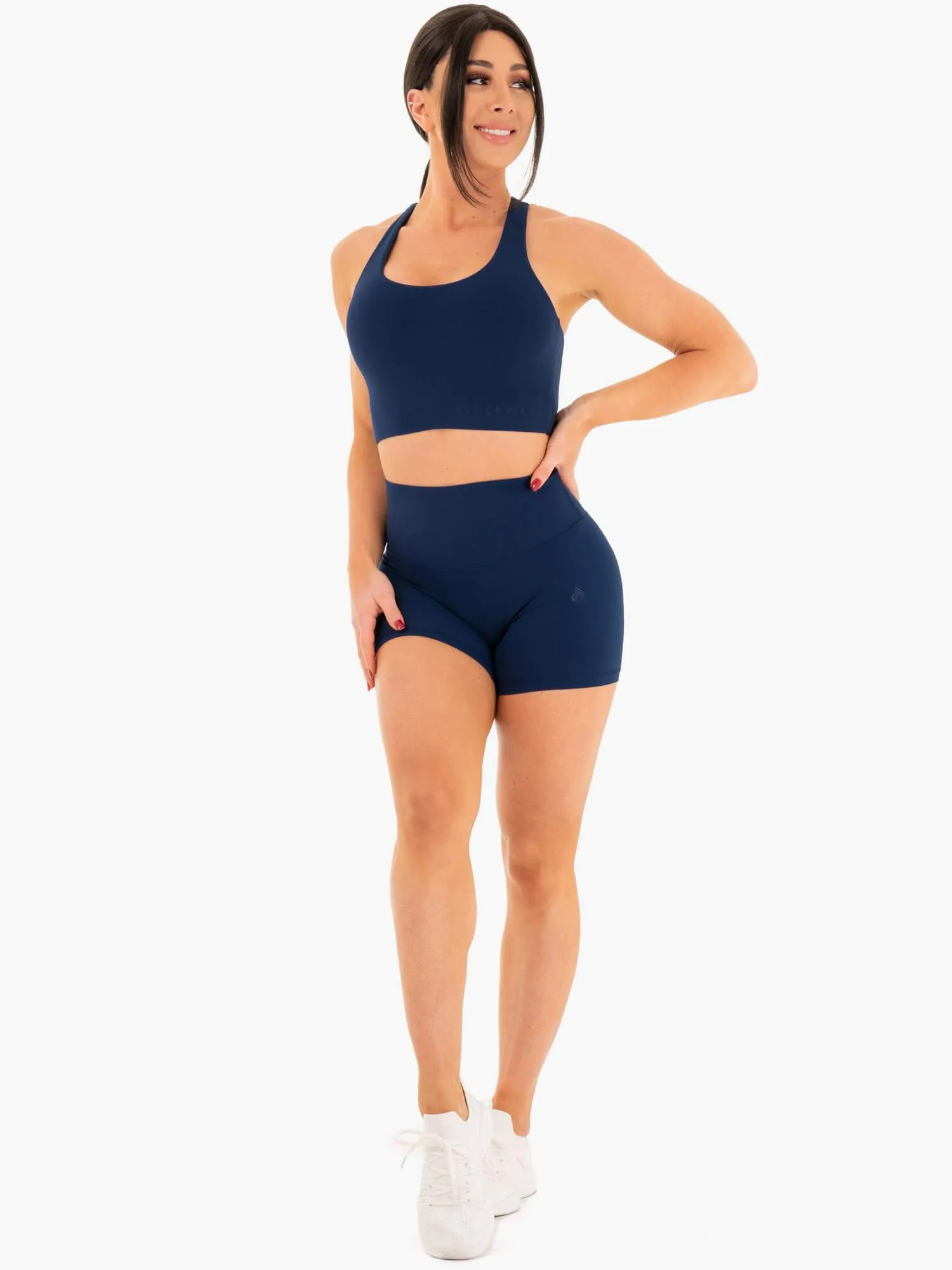 NKD Sports Bra - Navy Shock Absorb