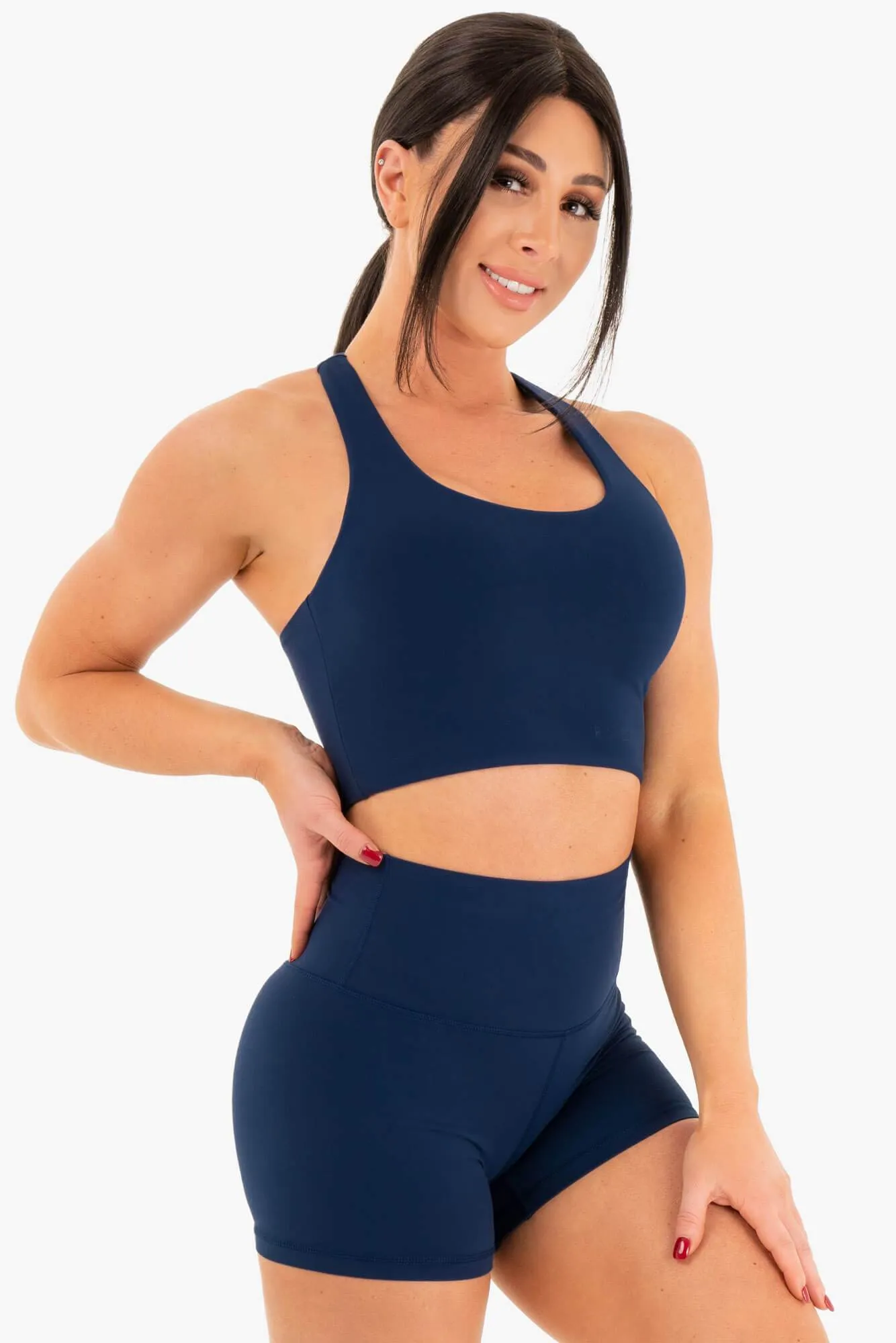 NKD Sports Bra - Navy High Stretch