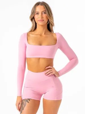 NKD Square Neck Top - Pink Sugar urban style