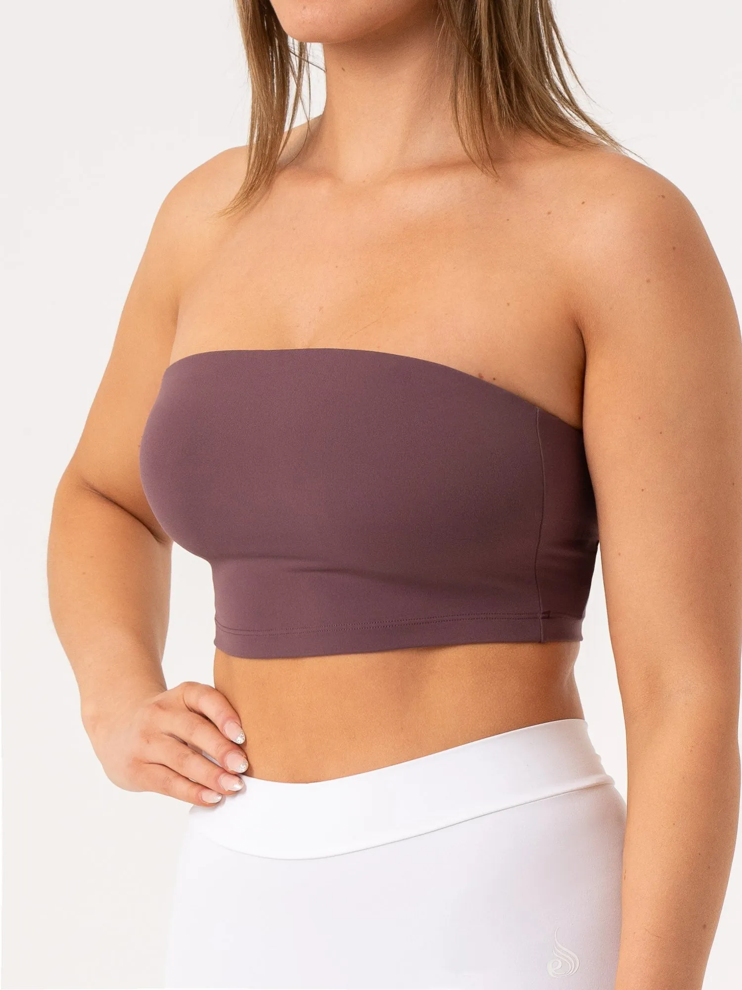 NKD Strapless Tank Bra - Plum Elastic Band