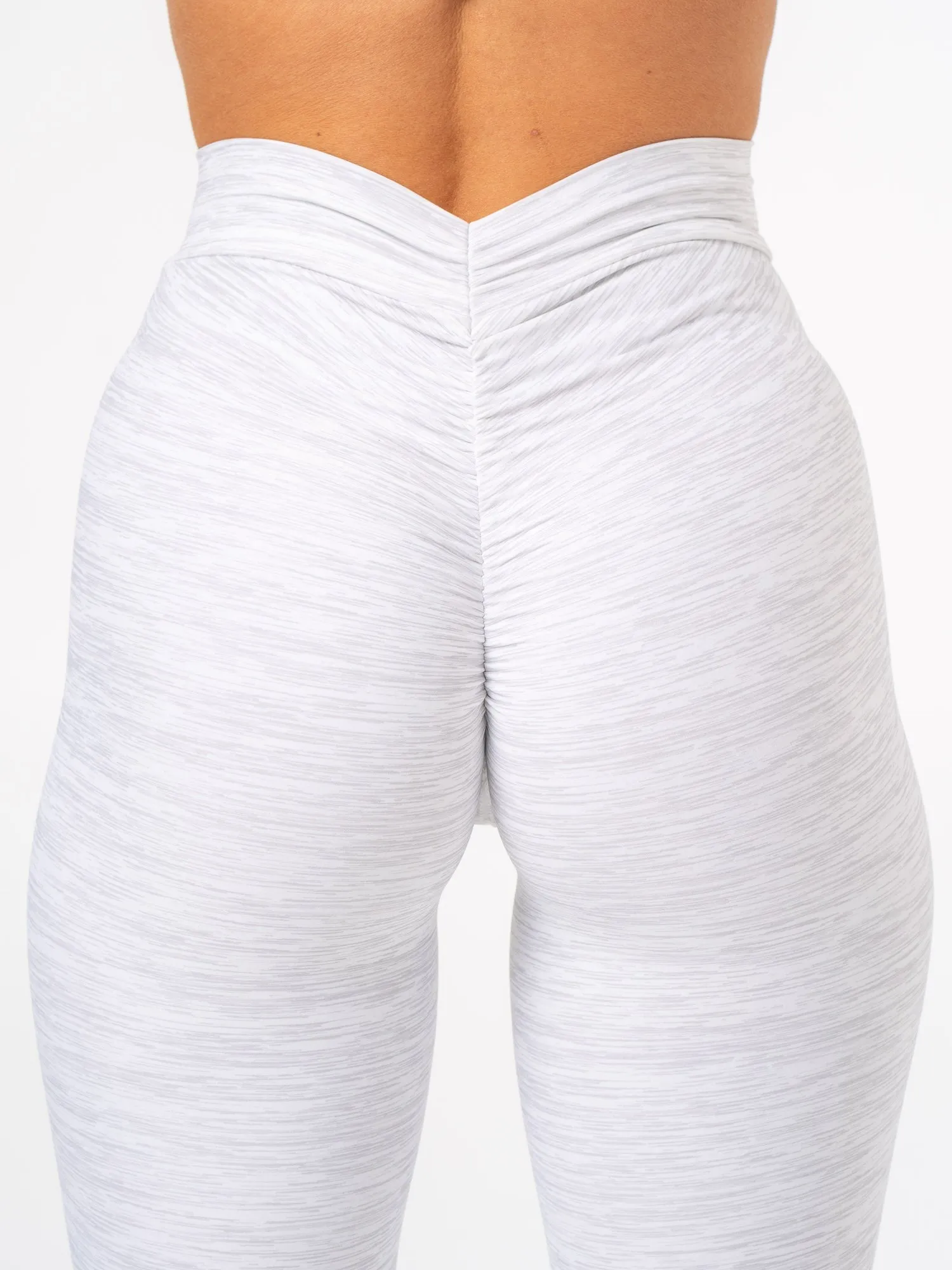 NKD V Scrunch Leggings - Grey Marl Modern fit
