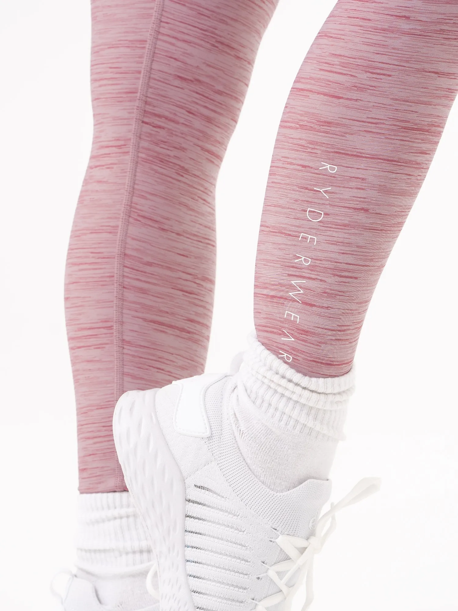 NKD V Scrunch Leggings - Mauve Marl Fashion layering