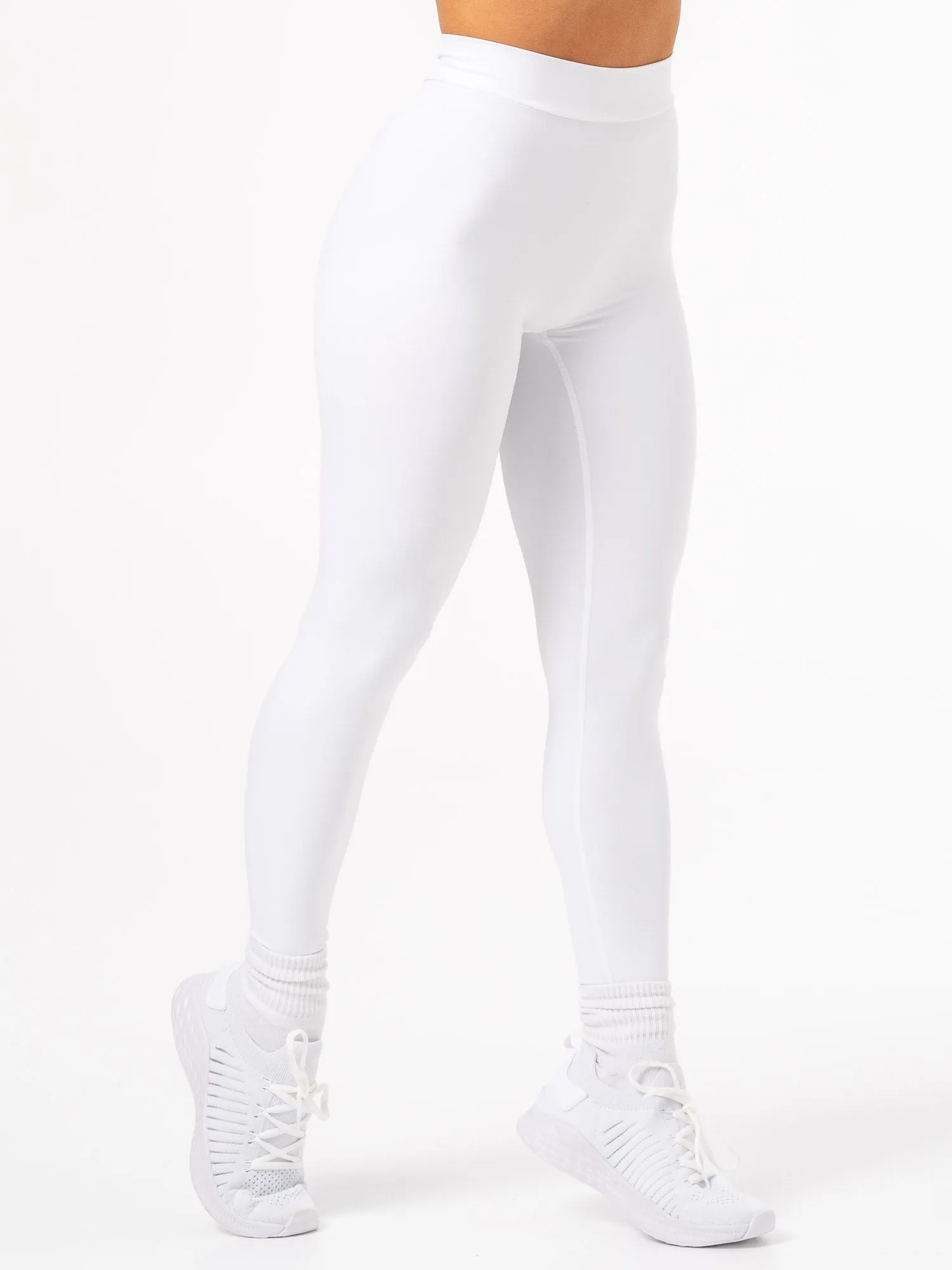 NKD V Scrunch Leggings - White Everyday wear