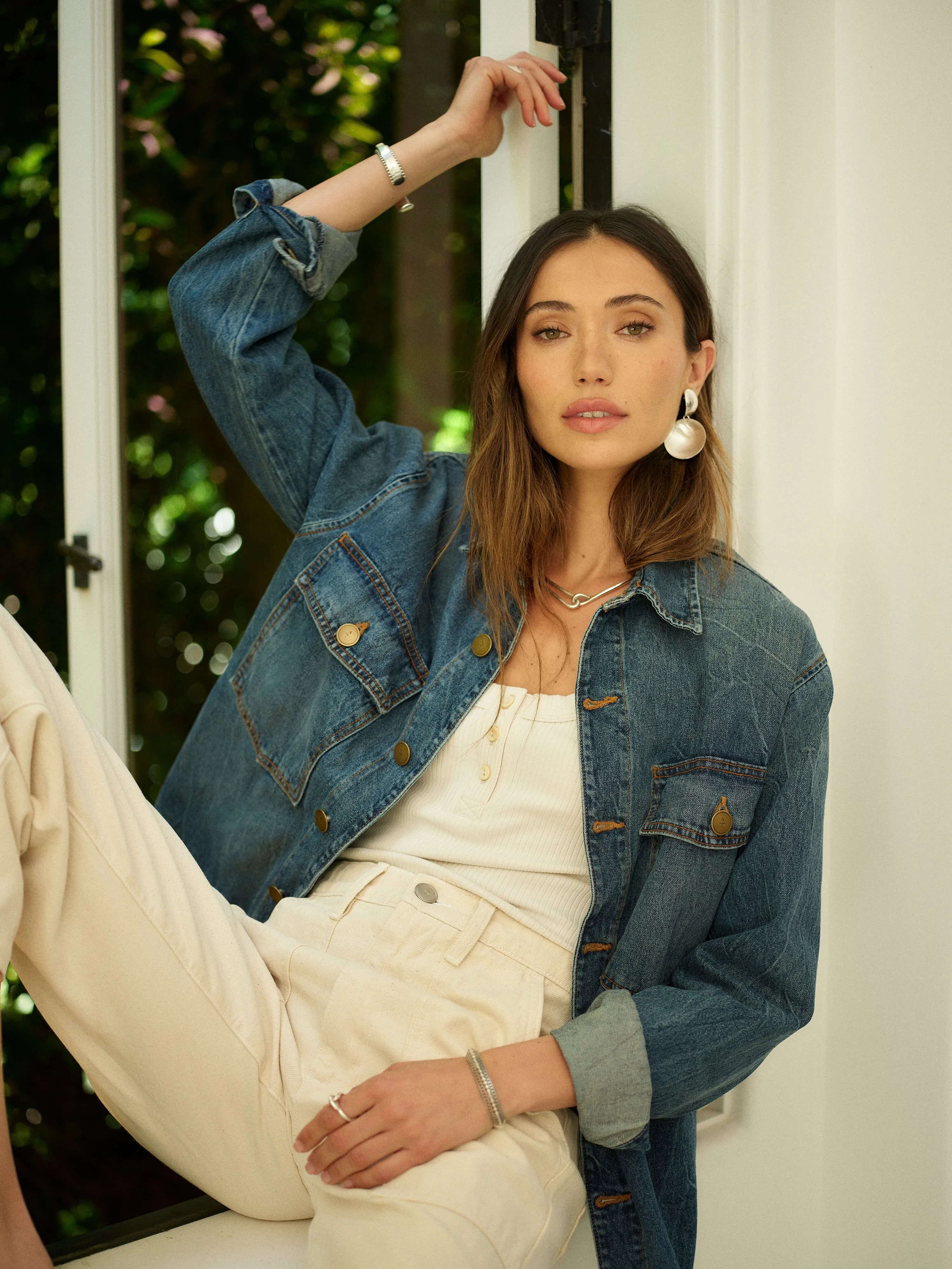 Noah Overshirt in Japanese Denim easy care