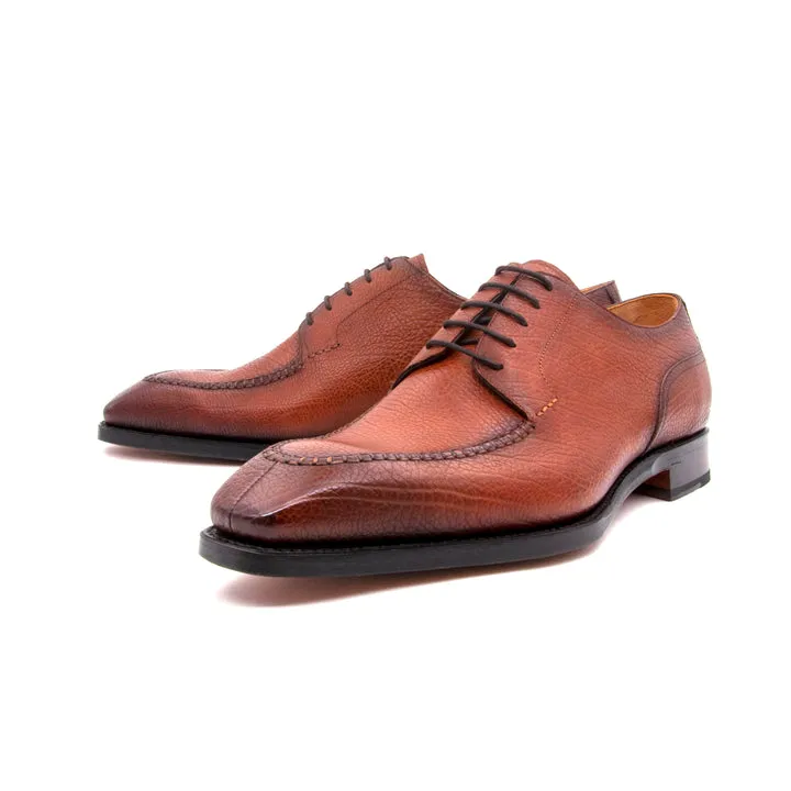 Norman Lama Lace Up Shoes - Tan balanced tone