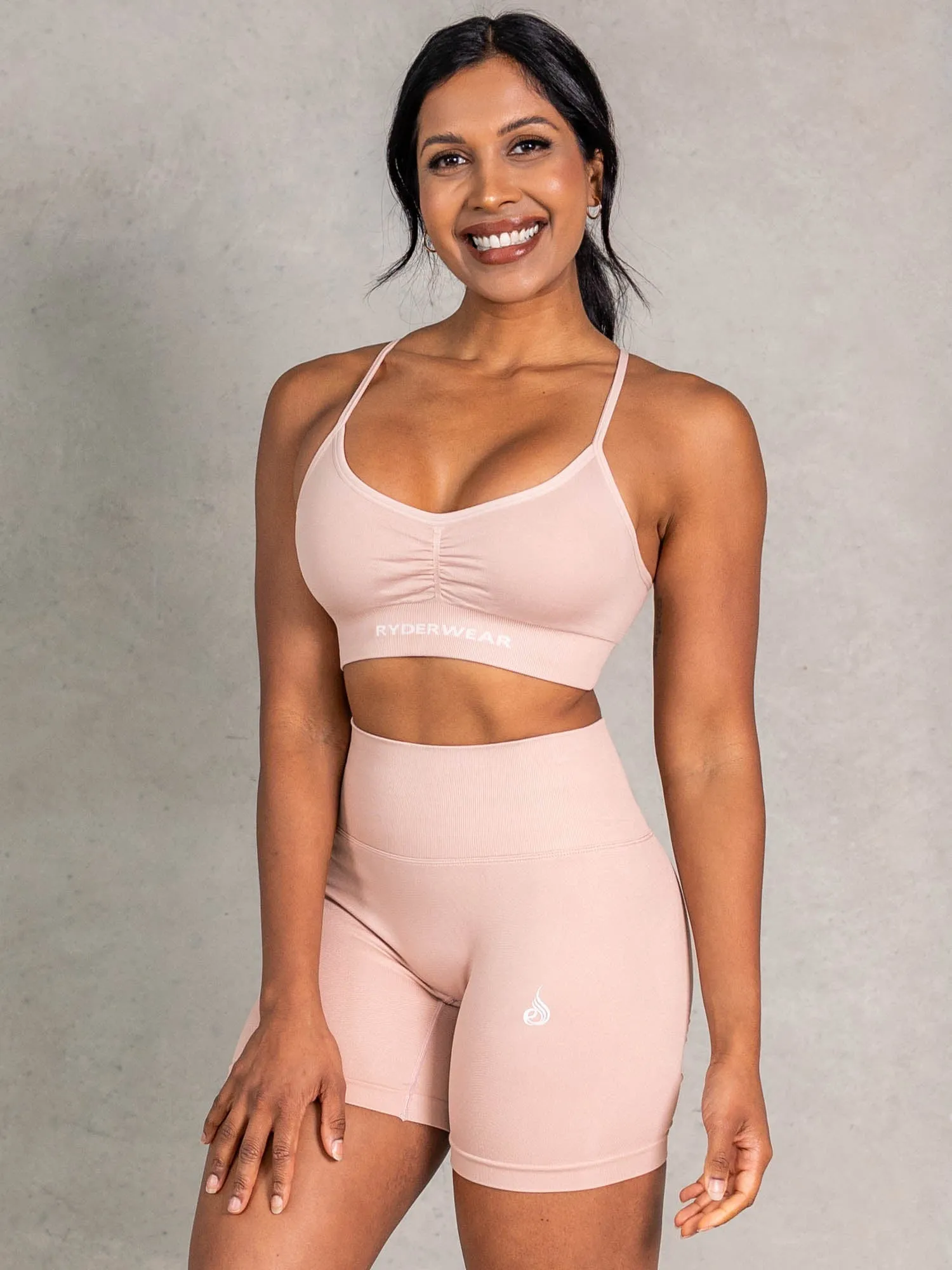 NRG Seamless Sports Bra - Biscotti travel essential