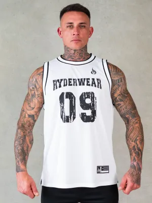 Octane Mesh Jersey - White sport trend
