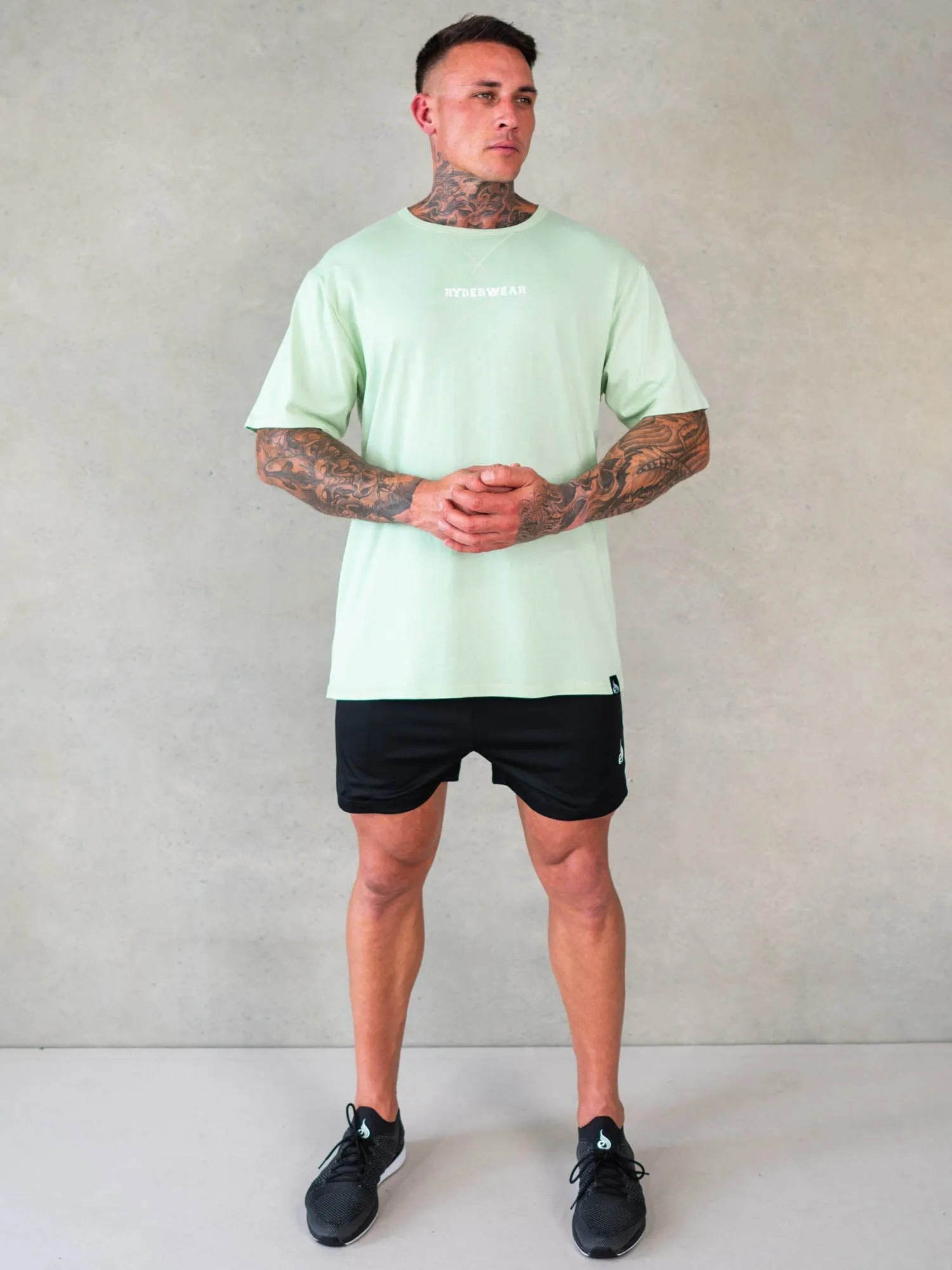 Octane Mesh Shorts - Faded Black breathable wear