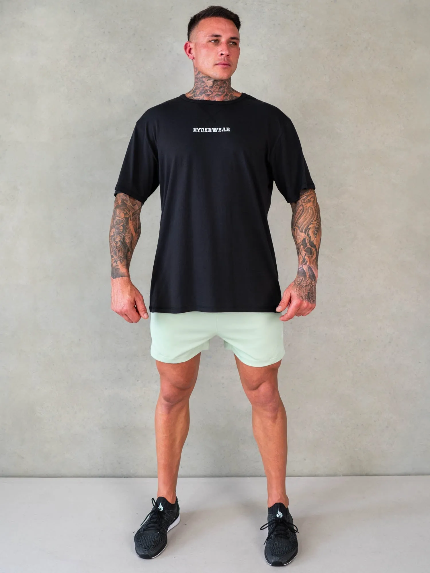 Octane Mesh Shorts - Mint workout gear