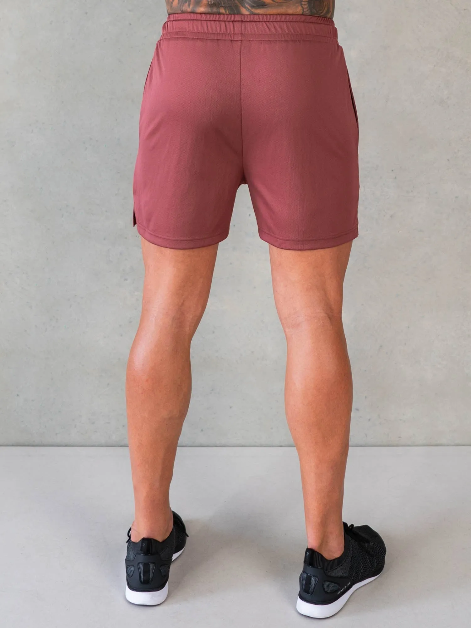 Octane Mesh Shorts - Red Oxide sweat management