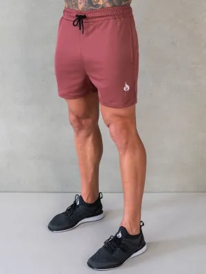 Octane Mesh Shorts - Red Oxide sweat resistant