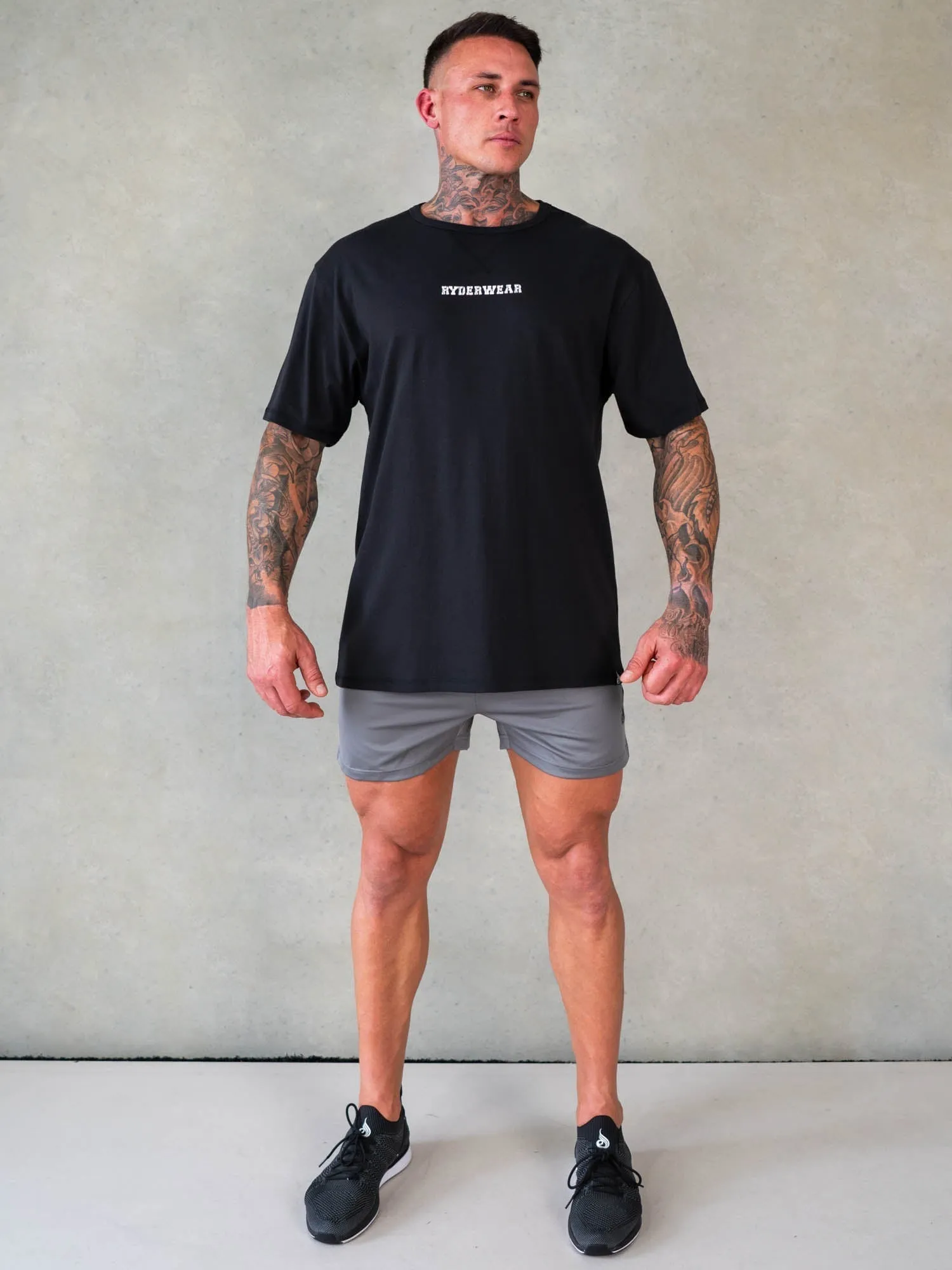 Octane T-Shirt - Faded Black classic cut