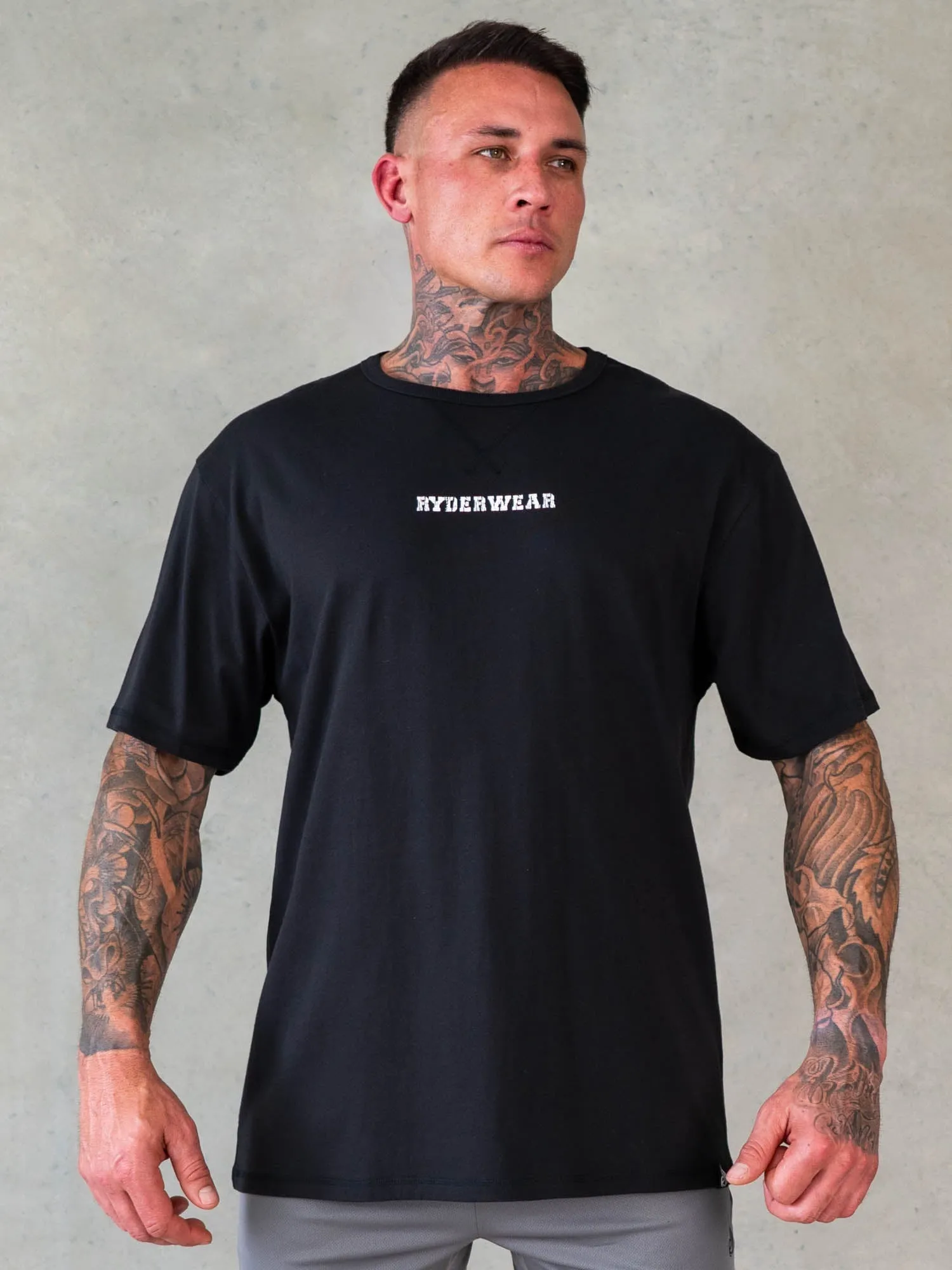 Octane T-Shirt - Faded Black casual elegance