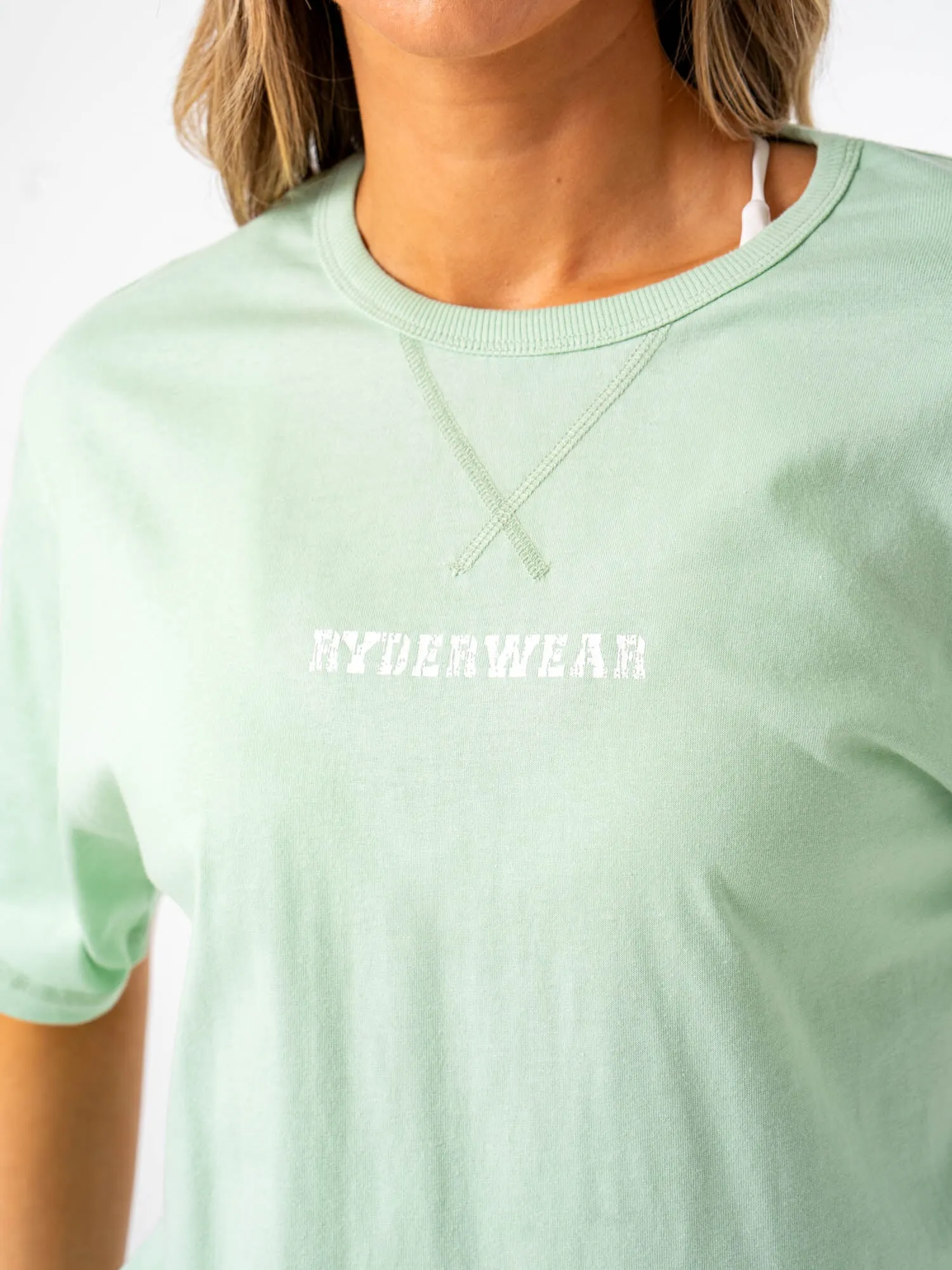 Octane T-Shirt - Mint fashion detail