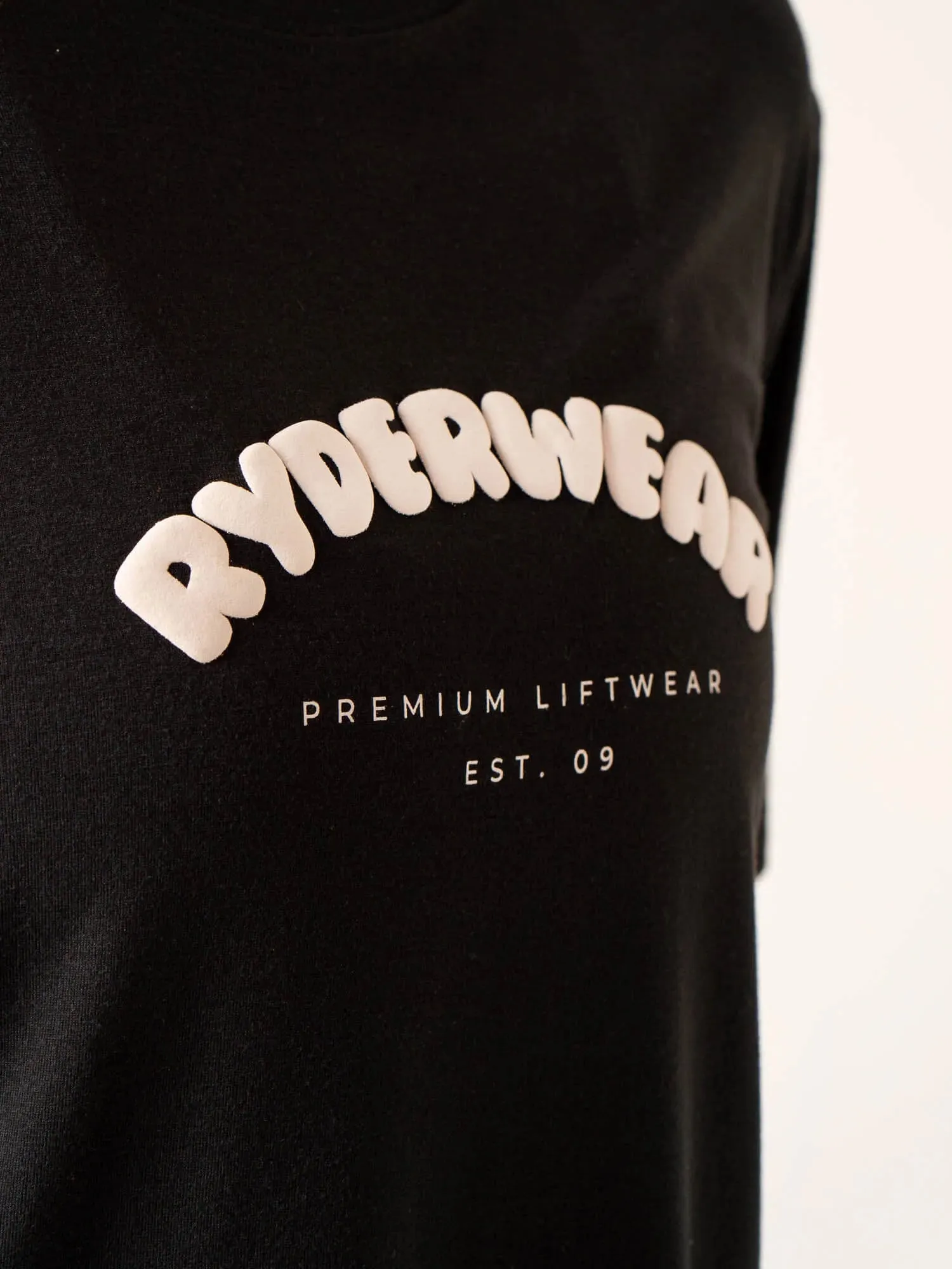 Off Side Longline T-Shirt - Black classic cut