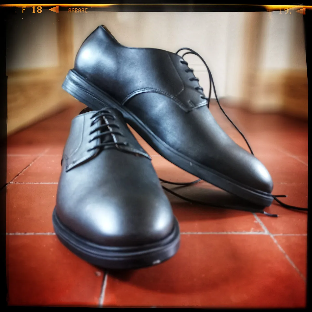 Office Shoe in Apple Leather from Vegetarian Shoes neat finish