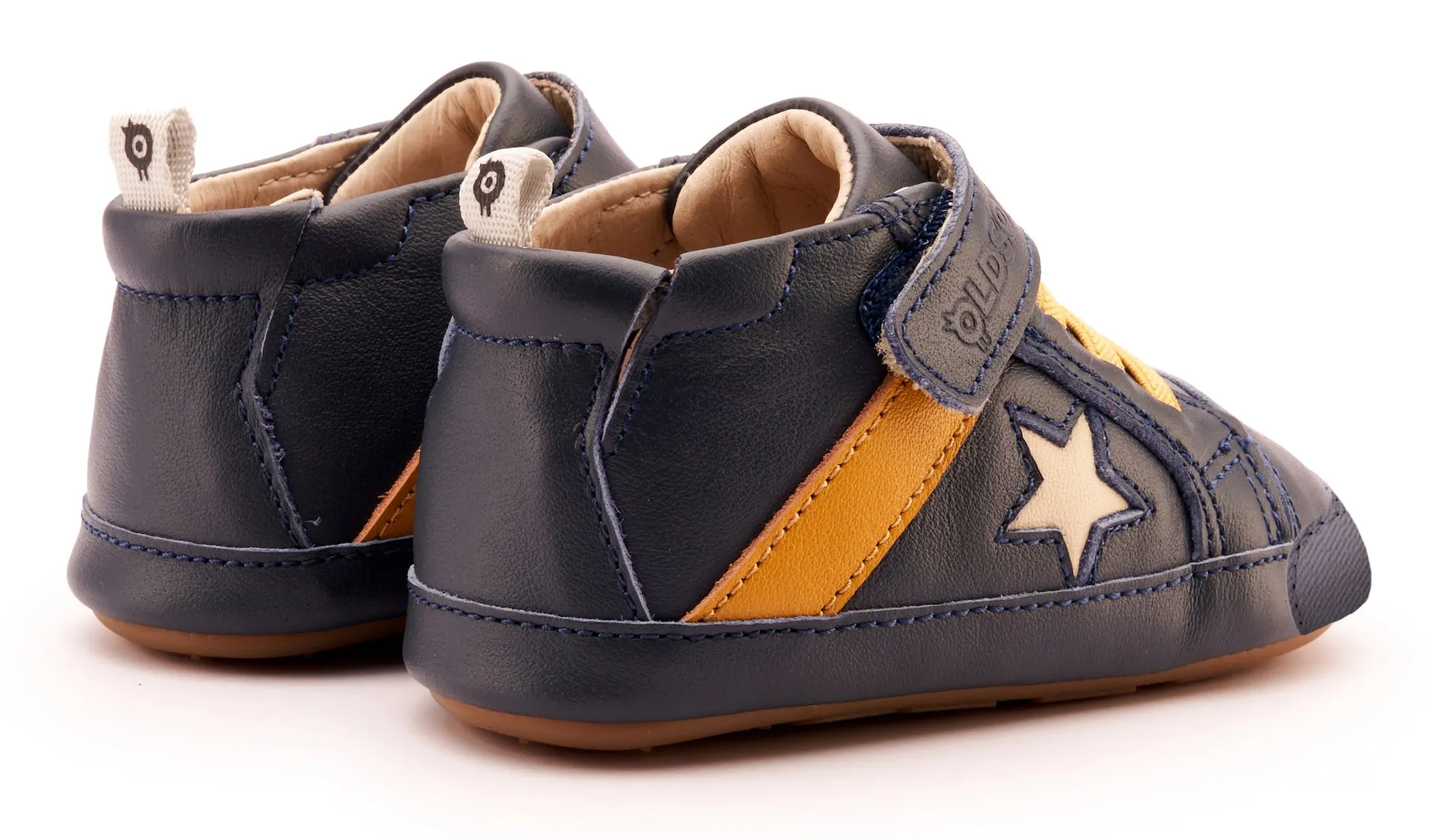 Old Soles Boy's 0074RT Roller Casual Shoes - Navy / Yema / Cream feel home