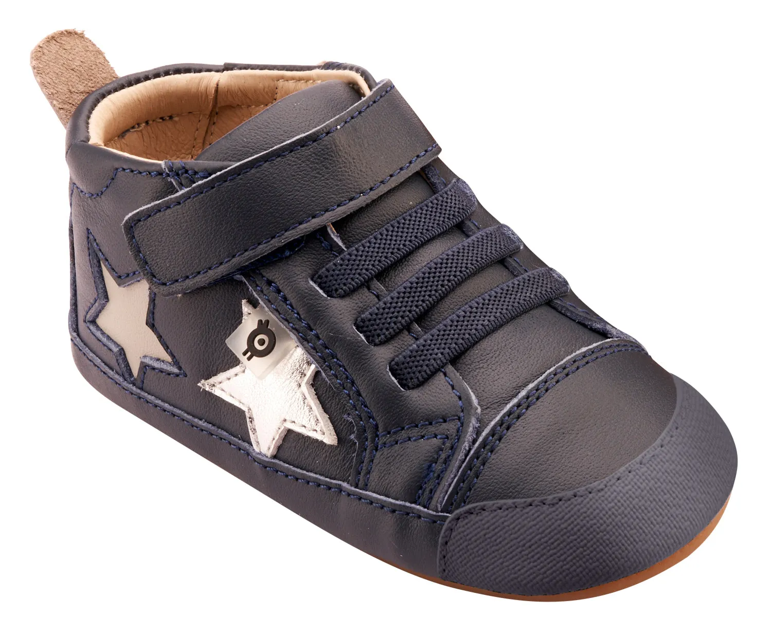 Old Soles Boy's 0075RT Starstar (Rubber Toe) Casual Shoes - Navy / Silver / Gris daily wear