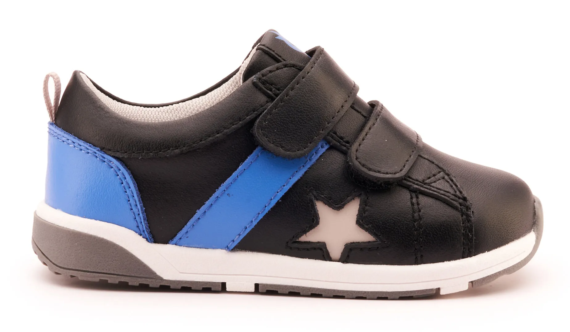 Old Soles Boy's 2101 Track Squad Casual Shoes - Black / Neon Blue / Gris / White Grey Sole comfy edge