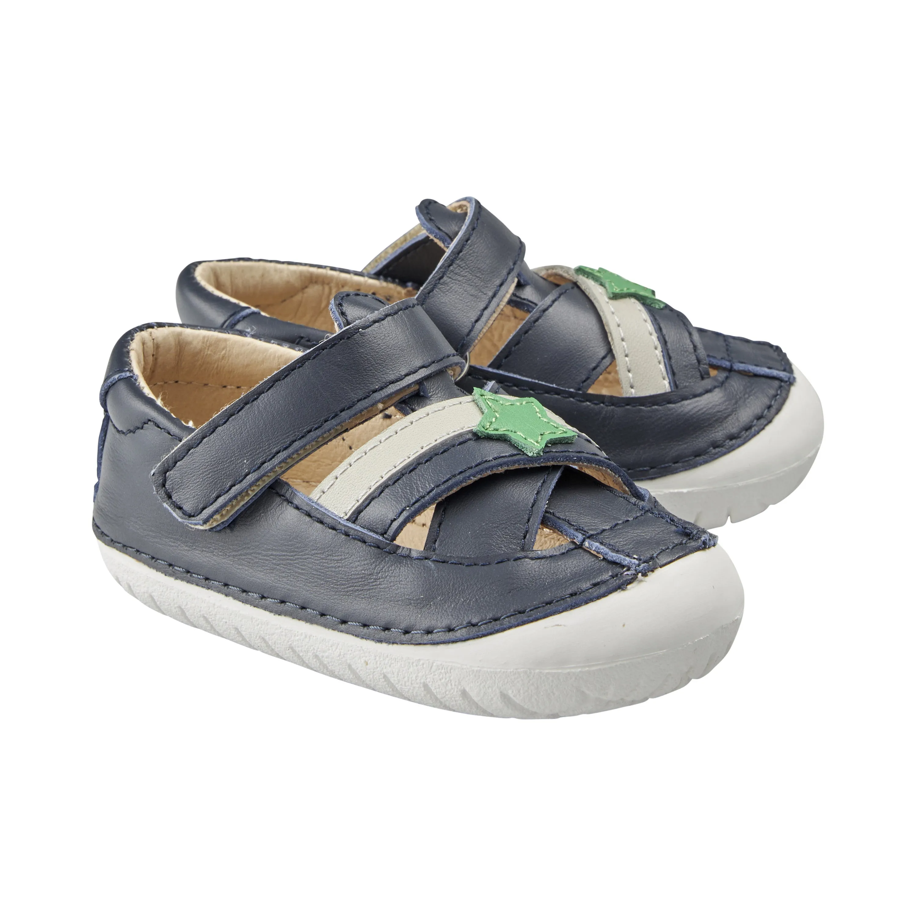 Old Soles Boy's 4078 Marching Pave Shoes - Navy/Gris/Navy/Neon Green quick slip