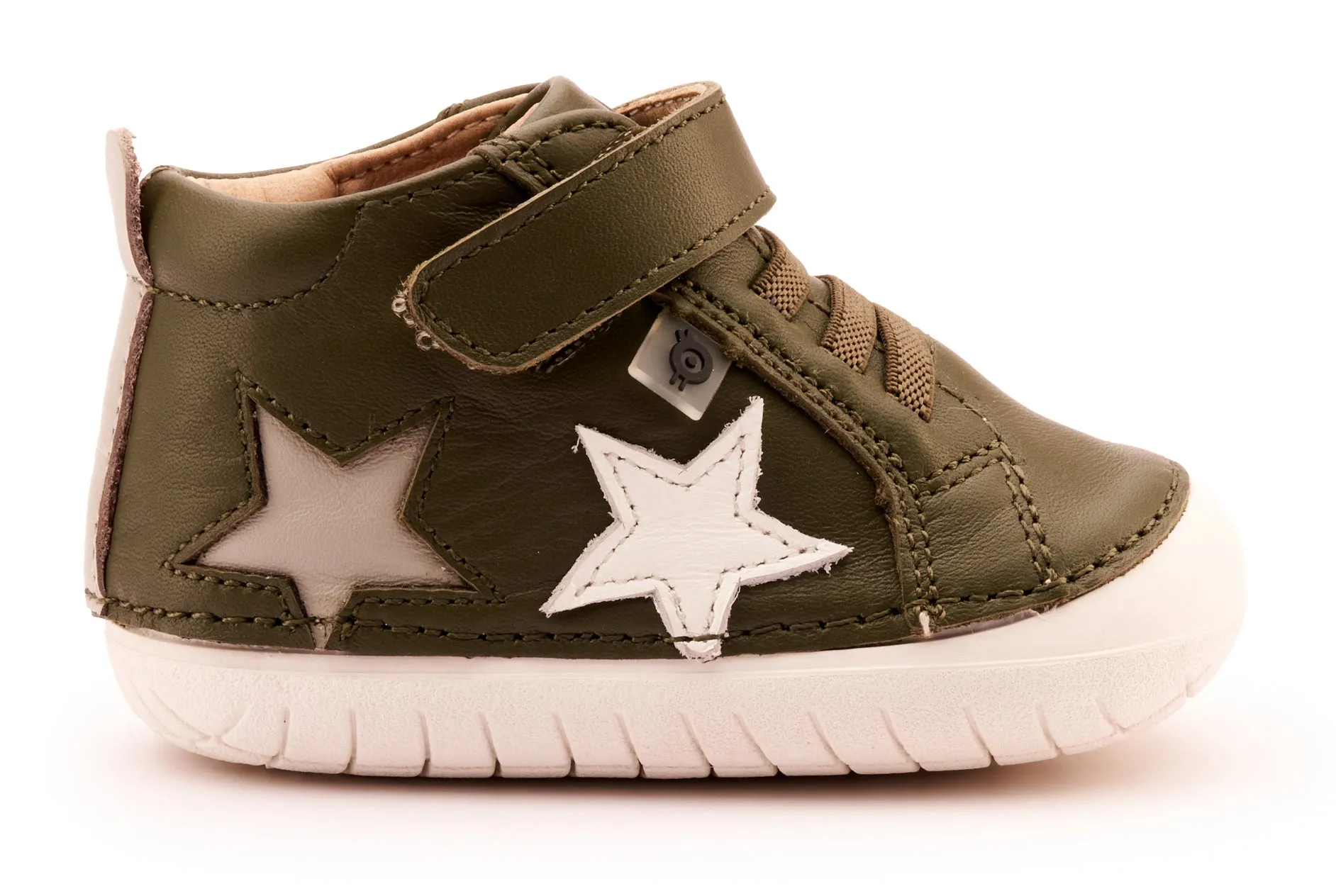 Old Soles Boy's 4098 Starstar Pave Casual Shoes - Militare / Snow / Gris no stress