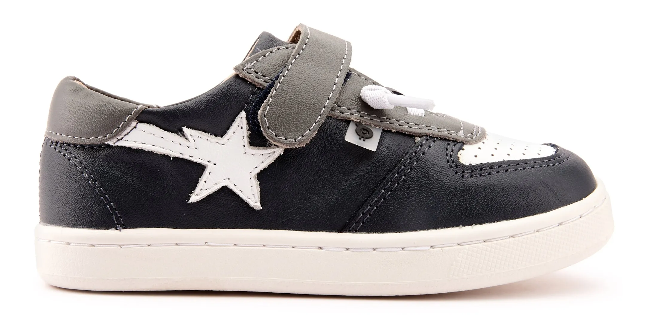 Old Soles Boy's 6135 Runsky Sneakers - Navy/Snow/Grey travel light