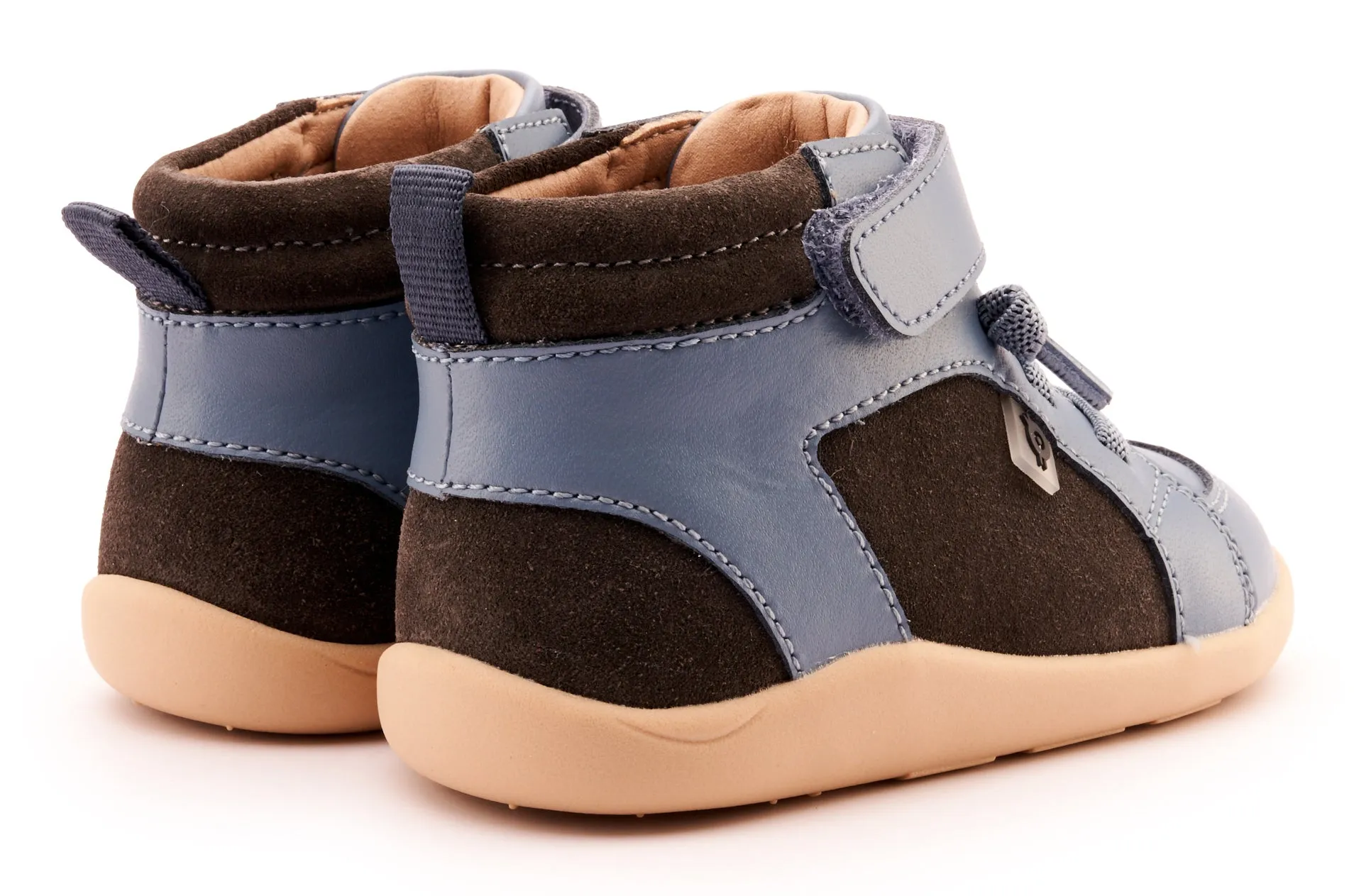 Old Soles Boy's 8039 Woodford Casual Shoes - Grey Suede / Indigo vacation mode