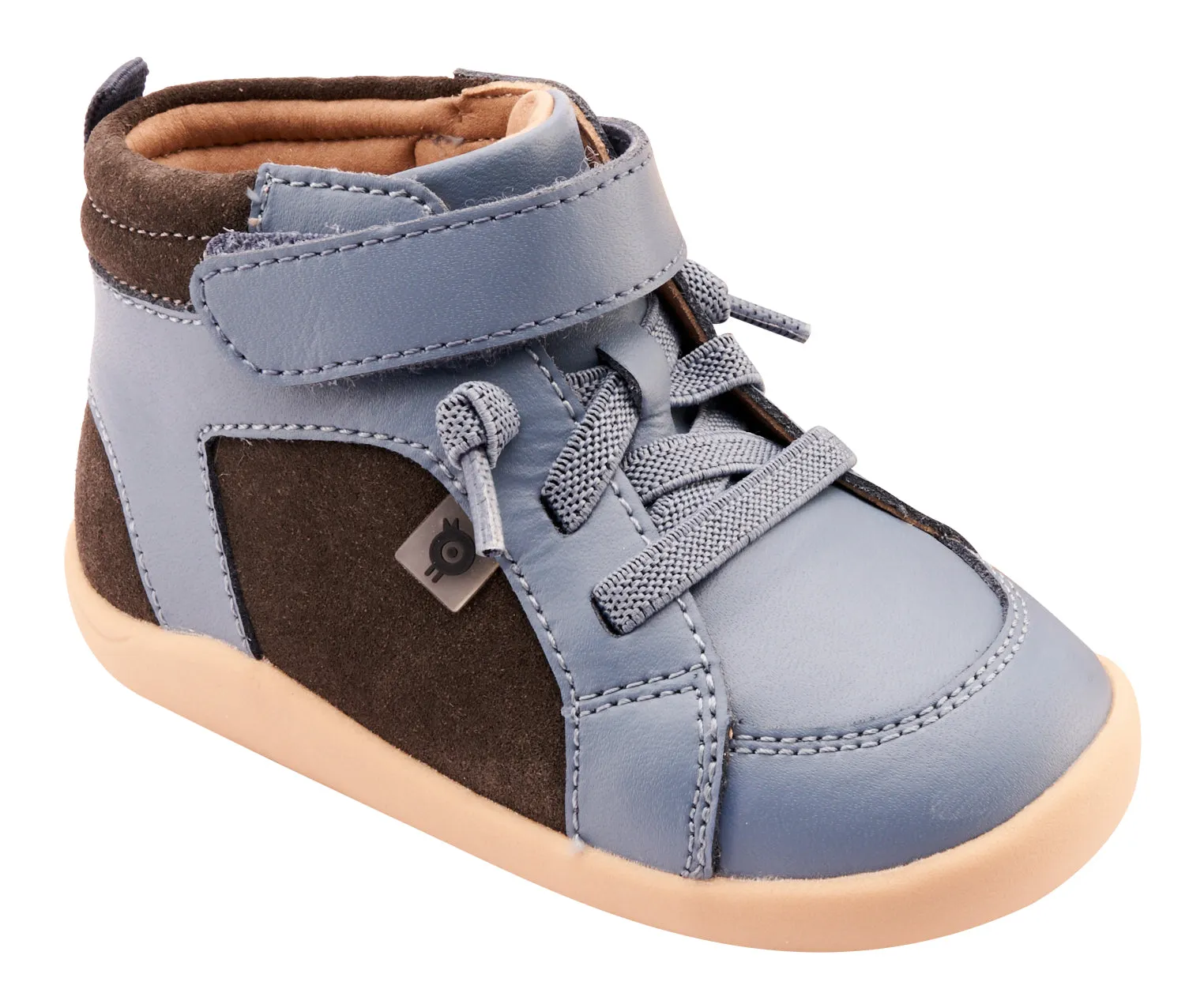 Old Soles Boy's 8039 Woodford Casual Shoes - Grey Suede / Indigo pro vibe
